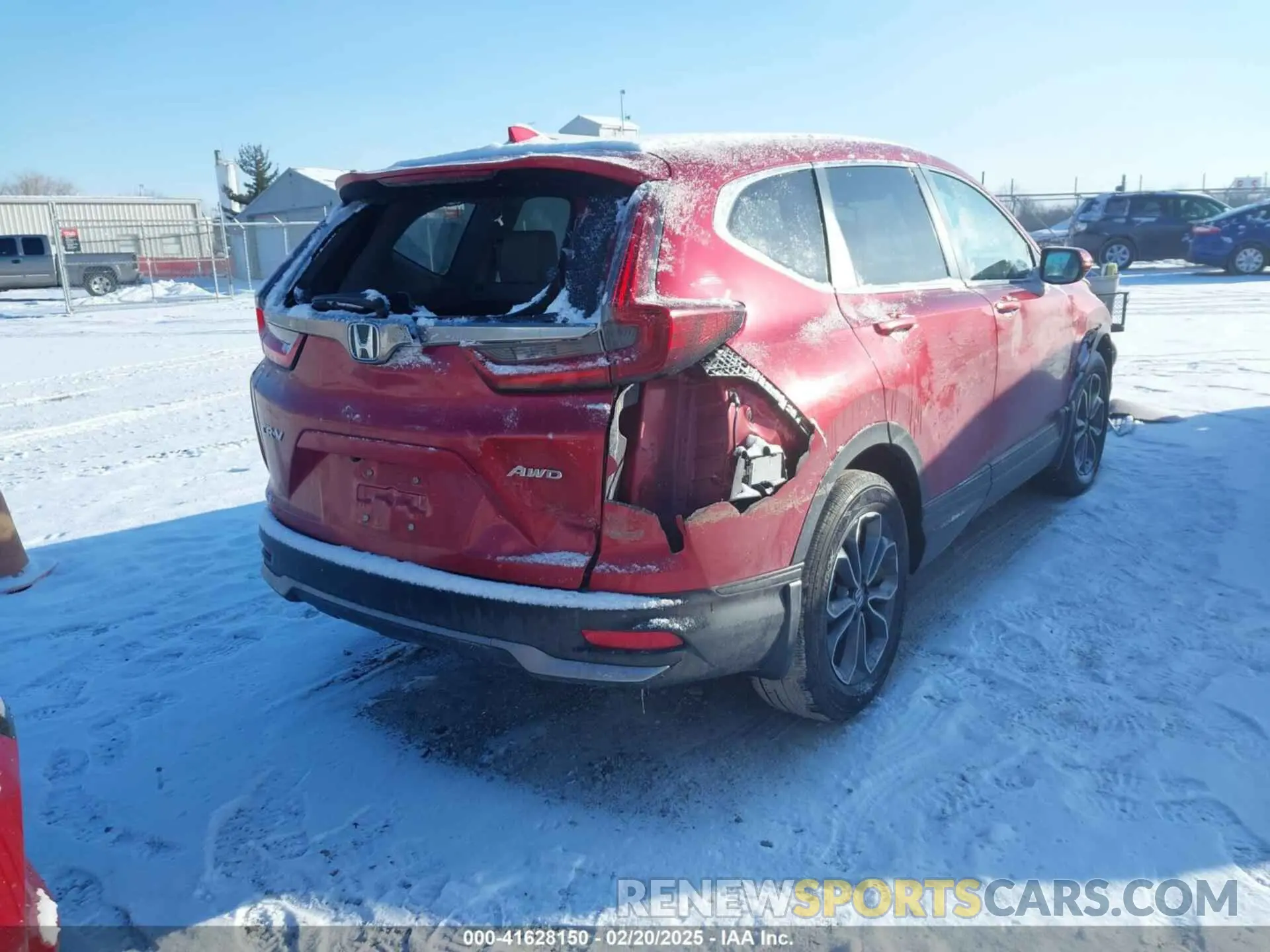 4 fotografías del automóvil dañado 5J6RW2H83MA001245 HONDA CR-V 2021