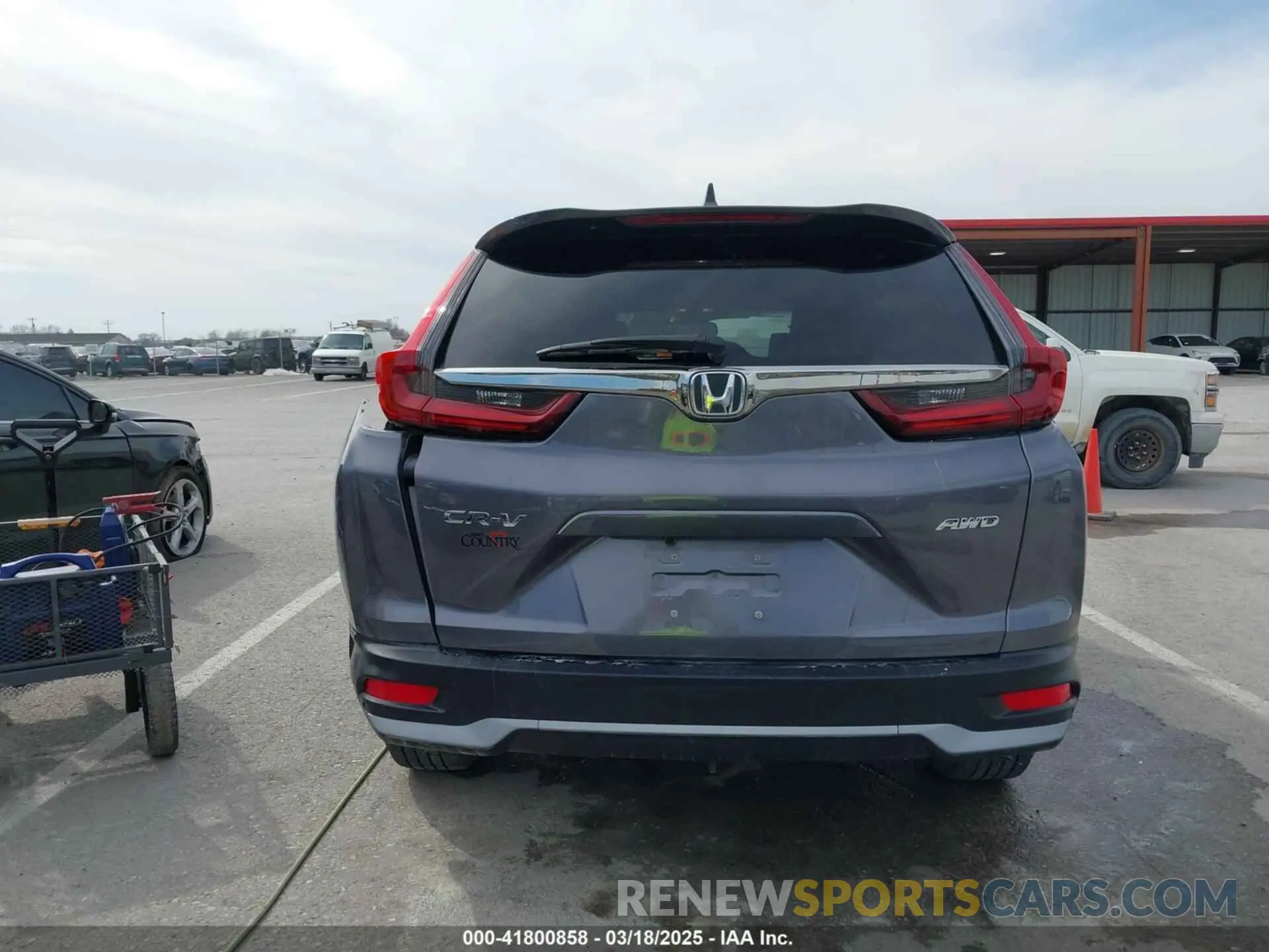 16 fotografías del automóvil dañado 5J6RW2H8XML008410 HONDA CR-V 2021