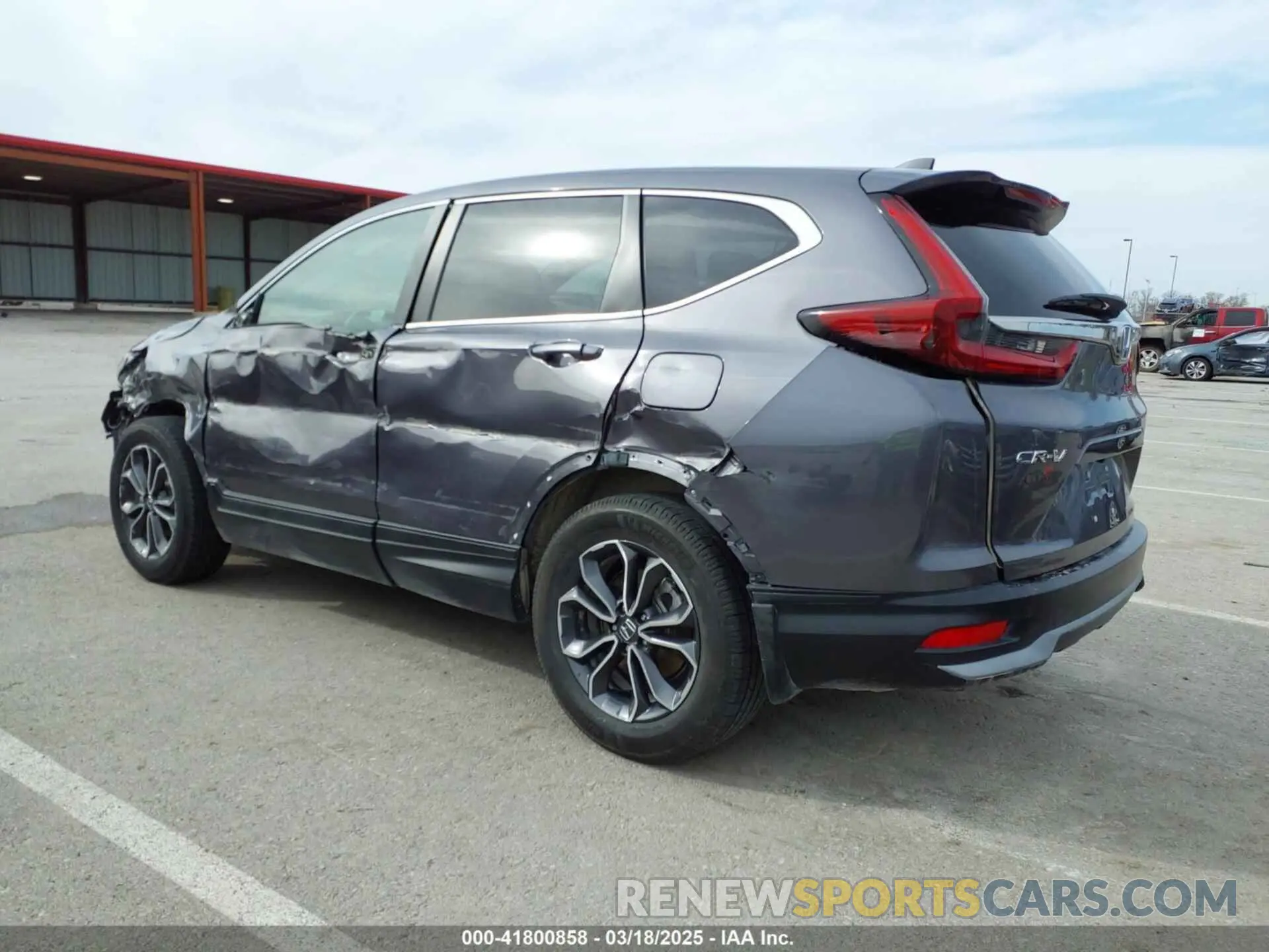 3 fotografías del automóvil dañado 5J6RW2H8XML008410 HONDA CR-V 2021