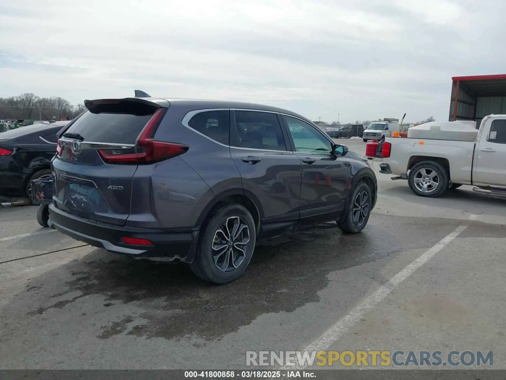 4 fotografías del automóvil dañado 5J6RW2H8XML008410 HONDA CR-V 2021