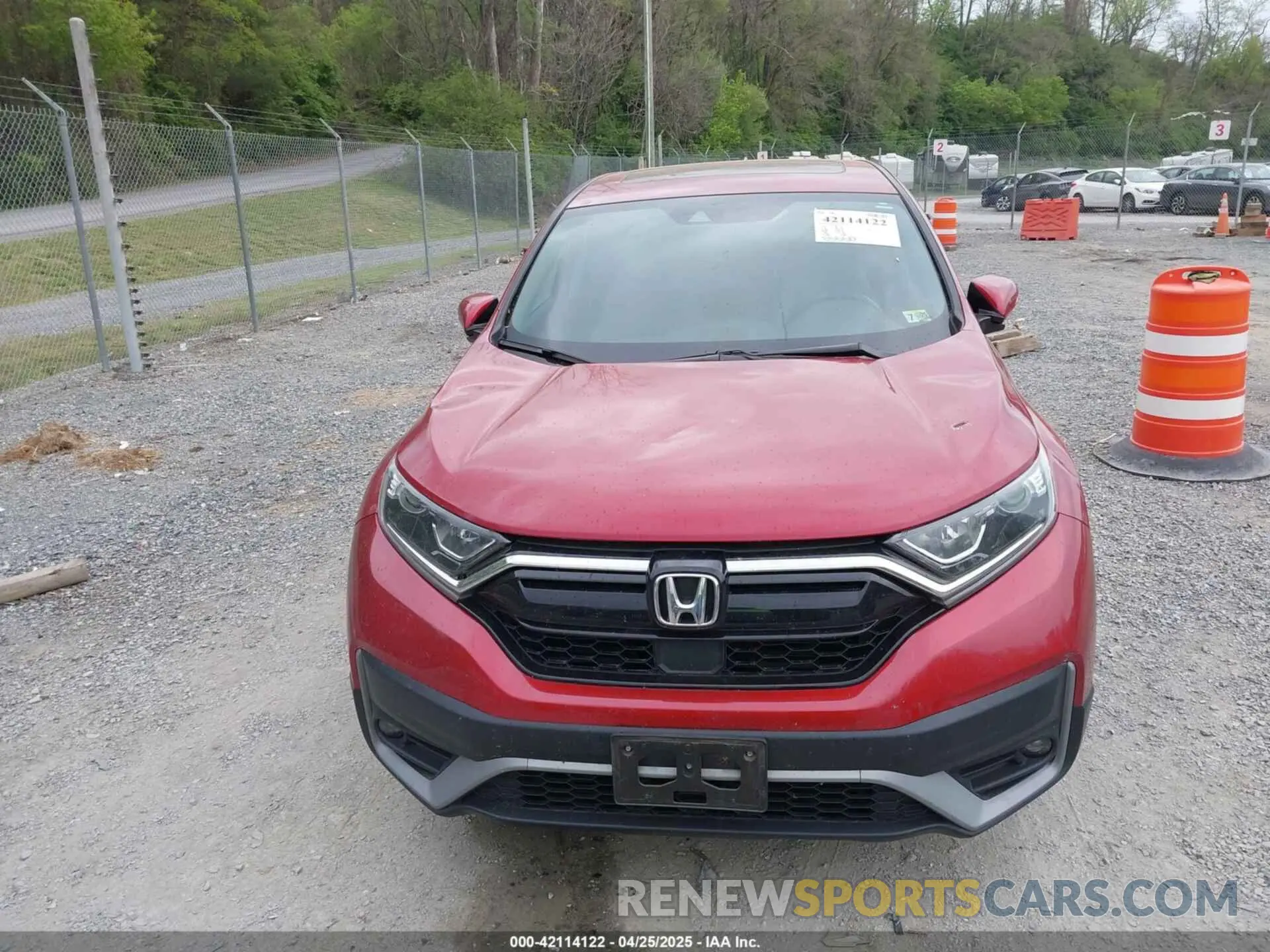 12 fotografías del automóvil dañado 5J6RW2H8XML022453 HONDA CR-V 2021