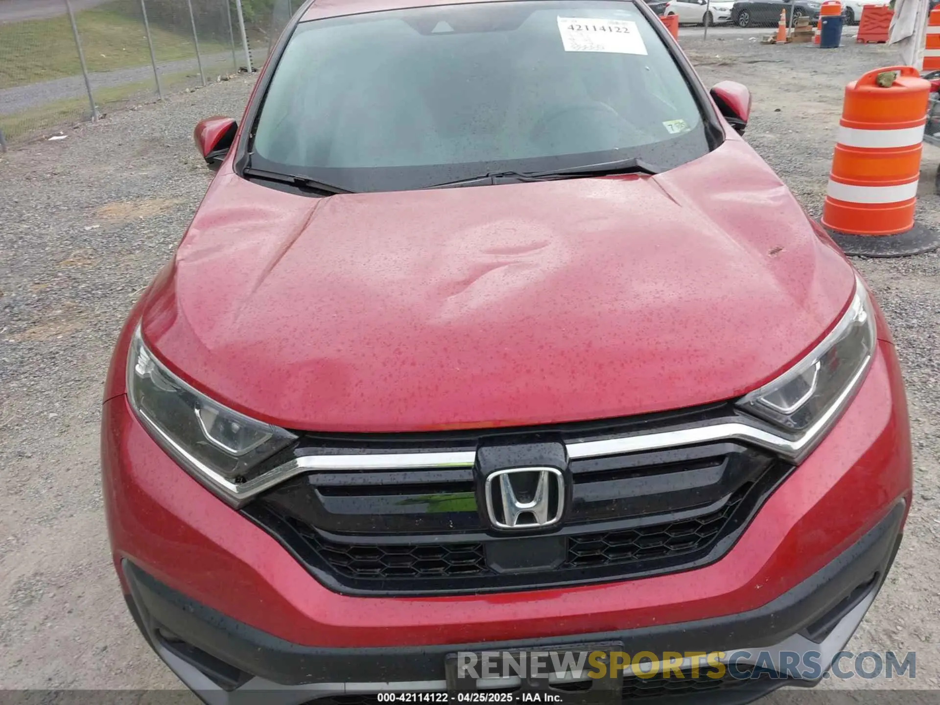 6 fotografías del automóvil dañado 5J6RW2H8XML022453 HONDA CR-V 2021