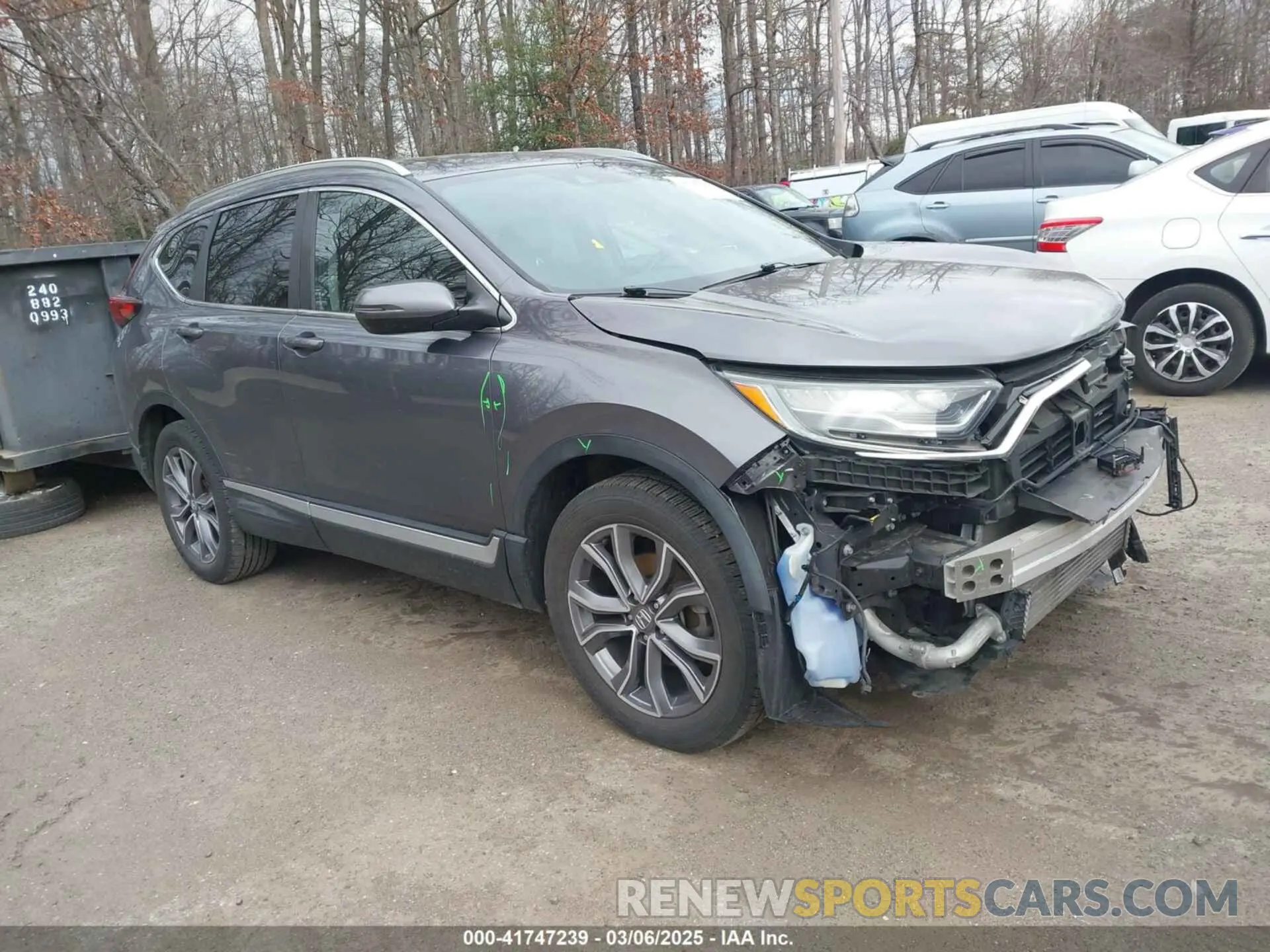1 fotografías del automóvil dañado 5J6RW2H91ML019241 HONDA CR-V 2021