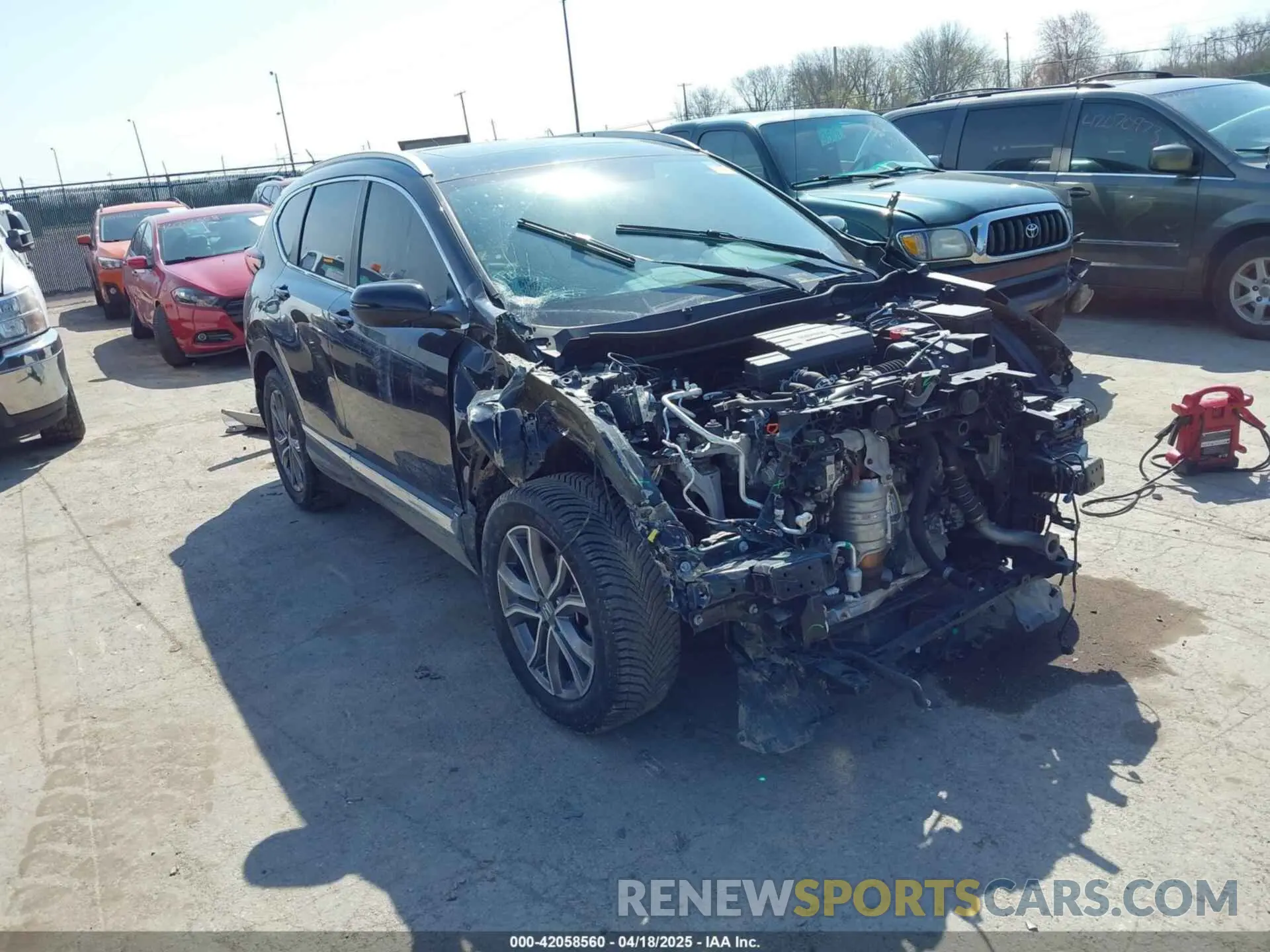 1 fotografías del automóvil dañado 5J6RW2H94ML013546 HONDA CR-V 2021