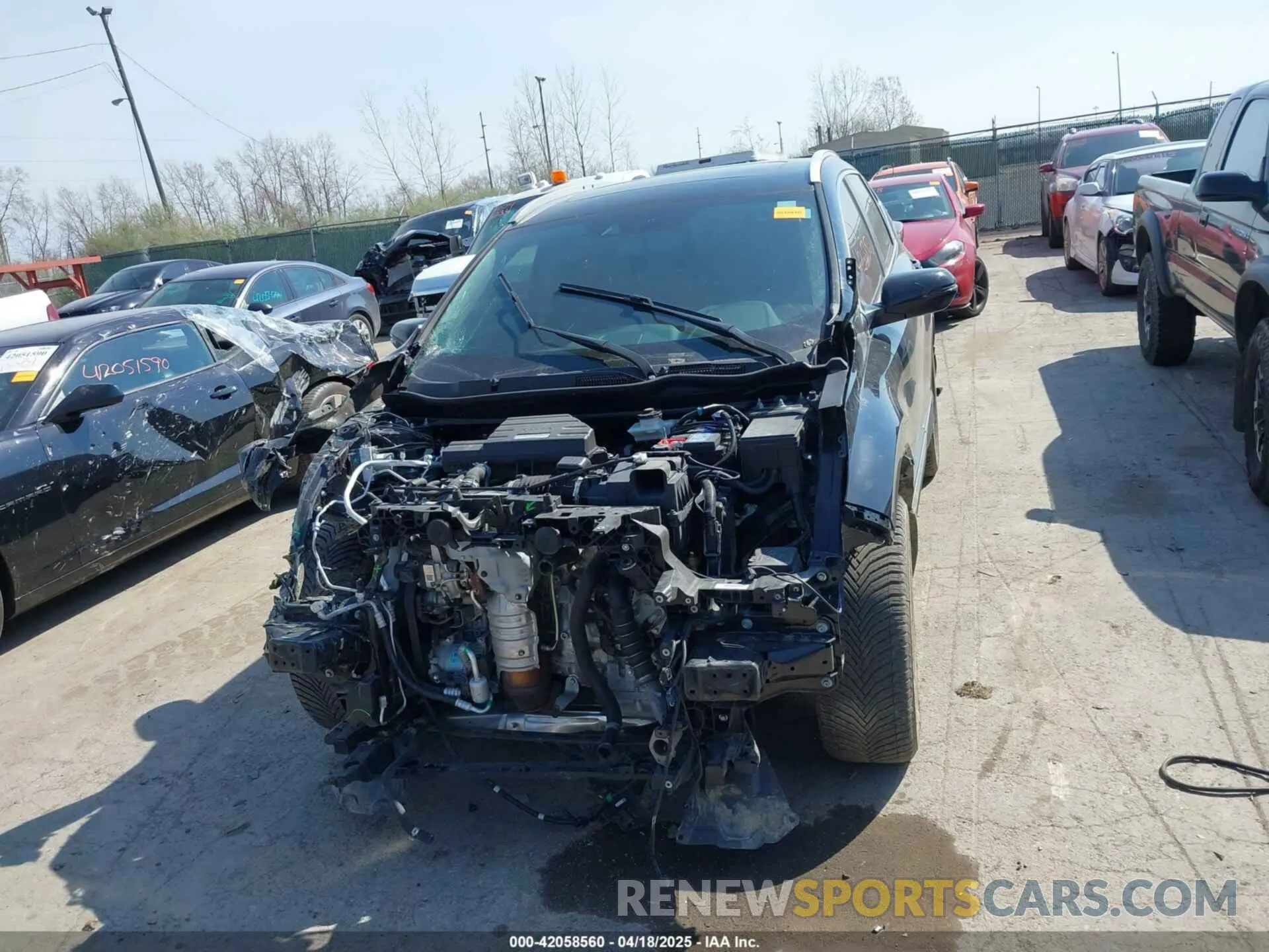 13 fotografías del automóvil dañado 5J6RW2H94ML013546 HONDA CR-V 2021