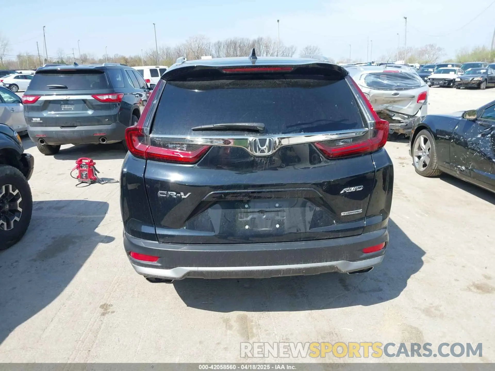 17 fotografías del automóvil dañado 5J6RW2H94ML013546 HONDA CR-V 2021