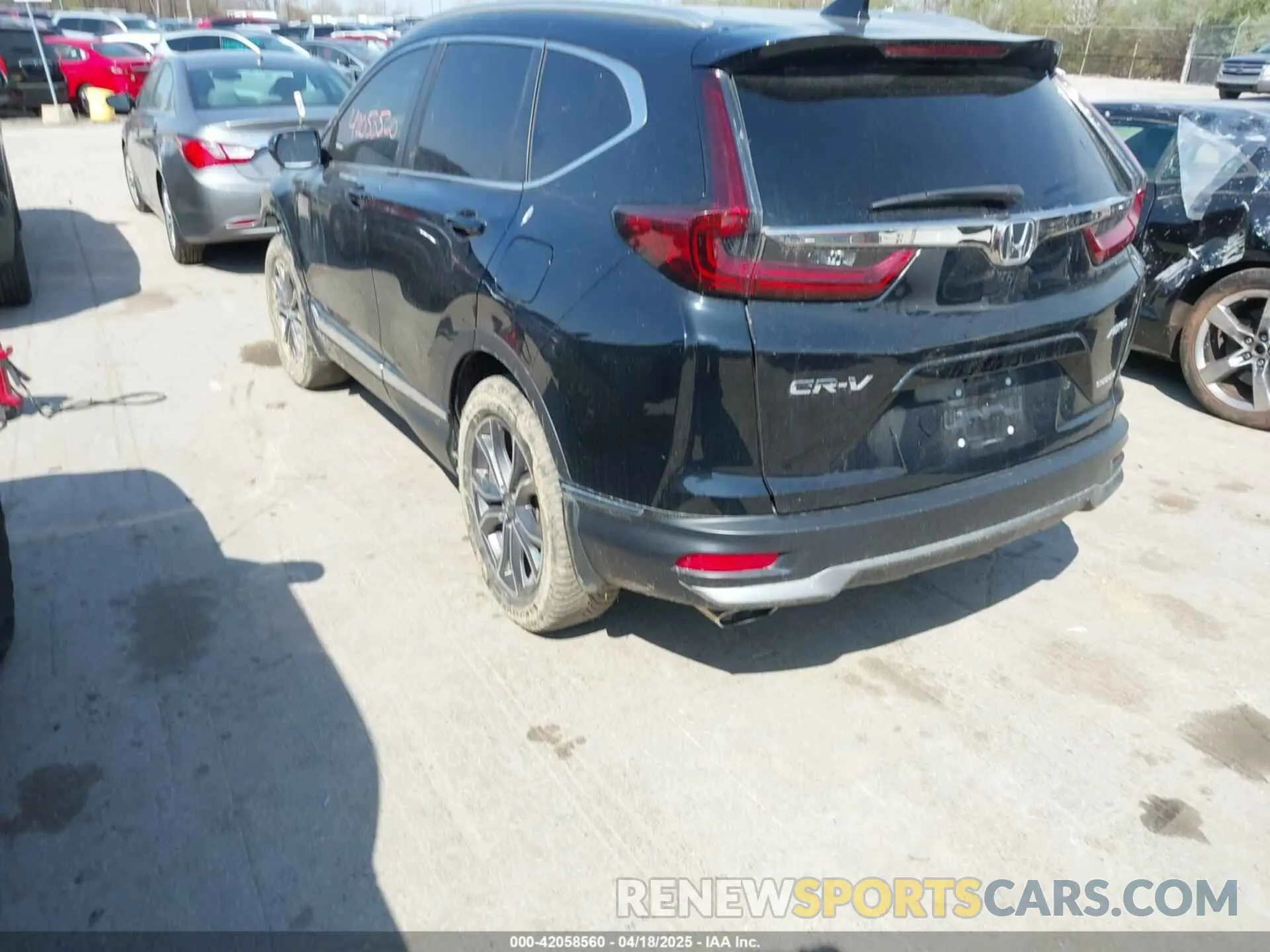 3 fotografías del automóvil dañado 5J6RW2H94ML013546 HONDA CR-V 2021
