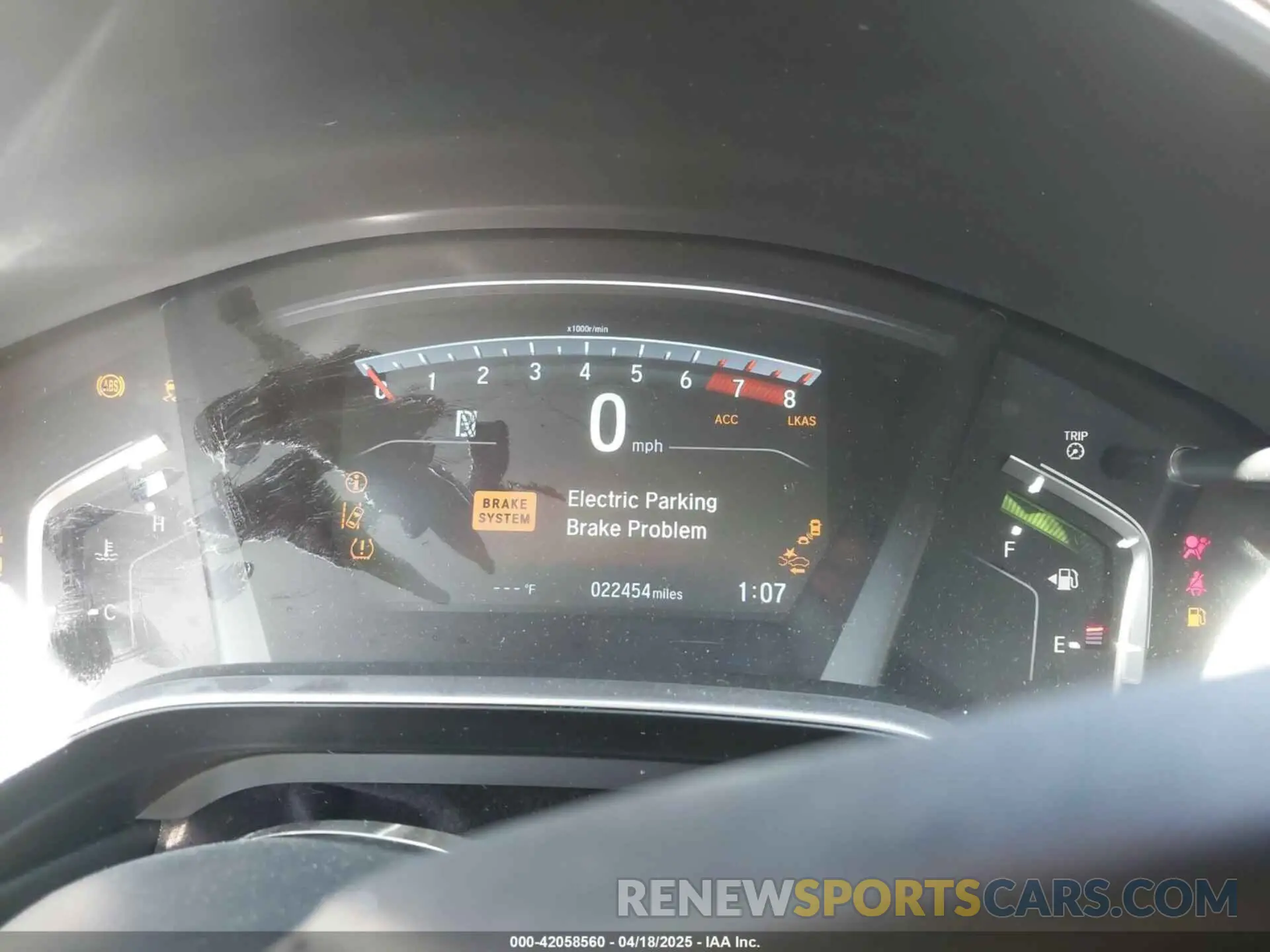 7 fotografías del automóvil dañado 5J6RW2H94ML013546 HONDA CR-V 2021
