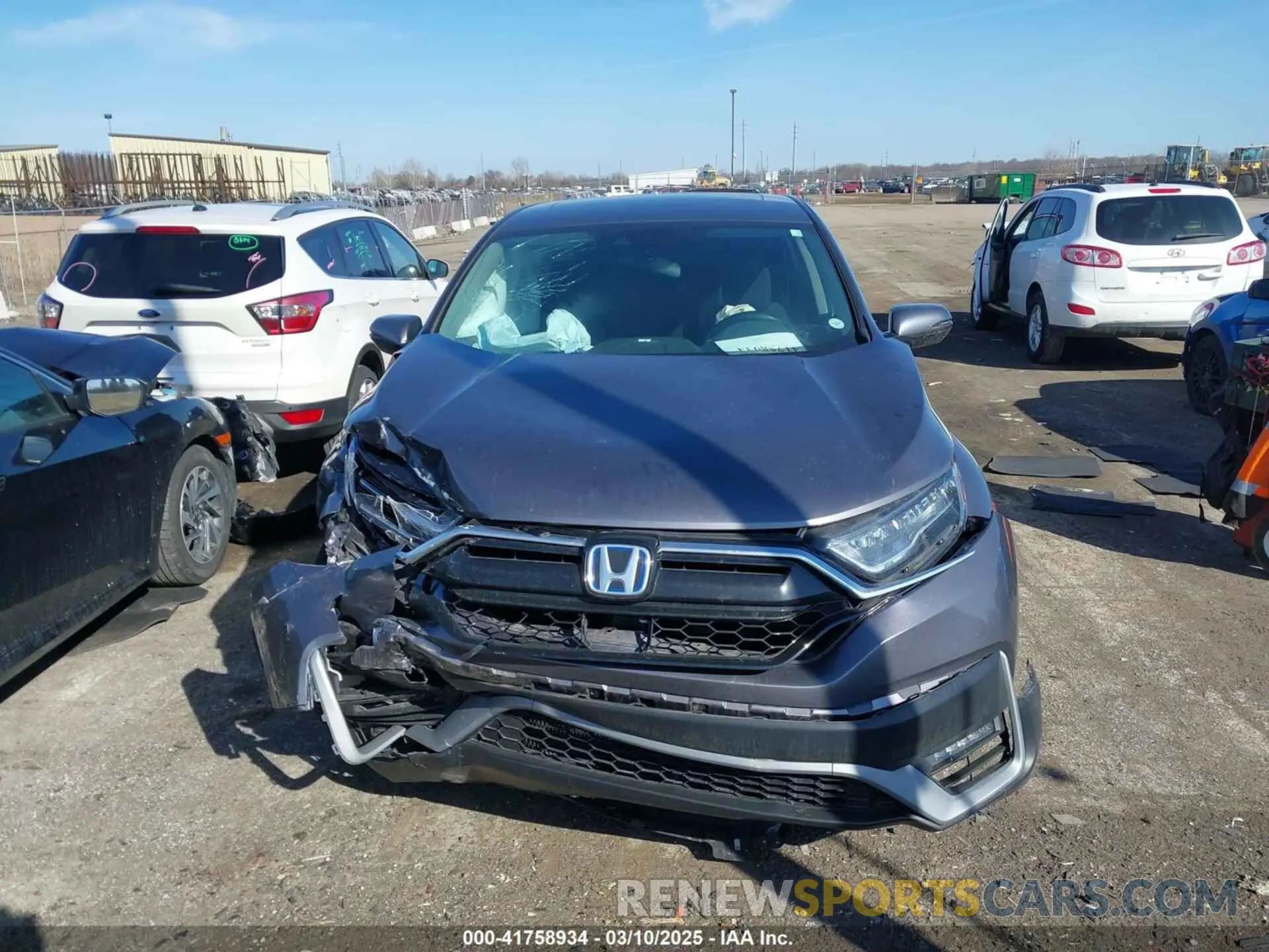 12 fotografías del automóvil dañado 7FART6H58ME017819 HONDA CR-V 2021