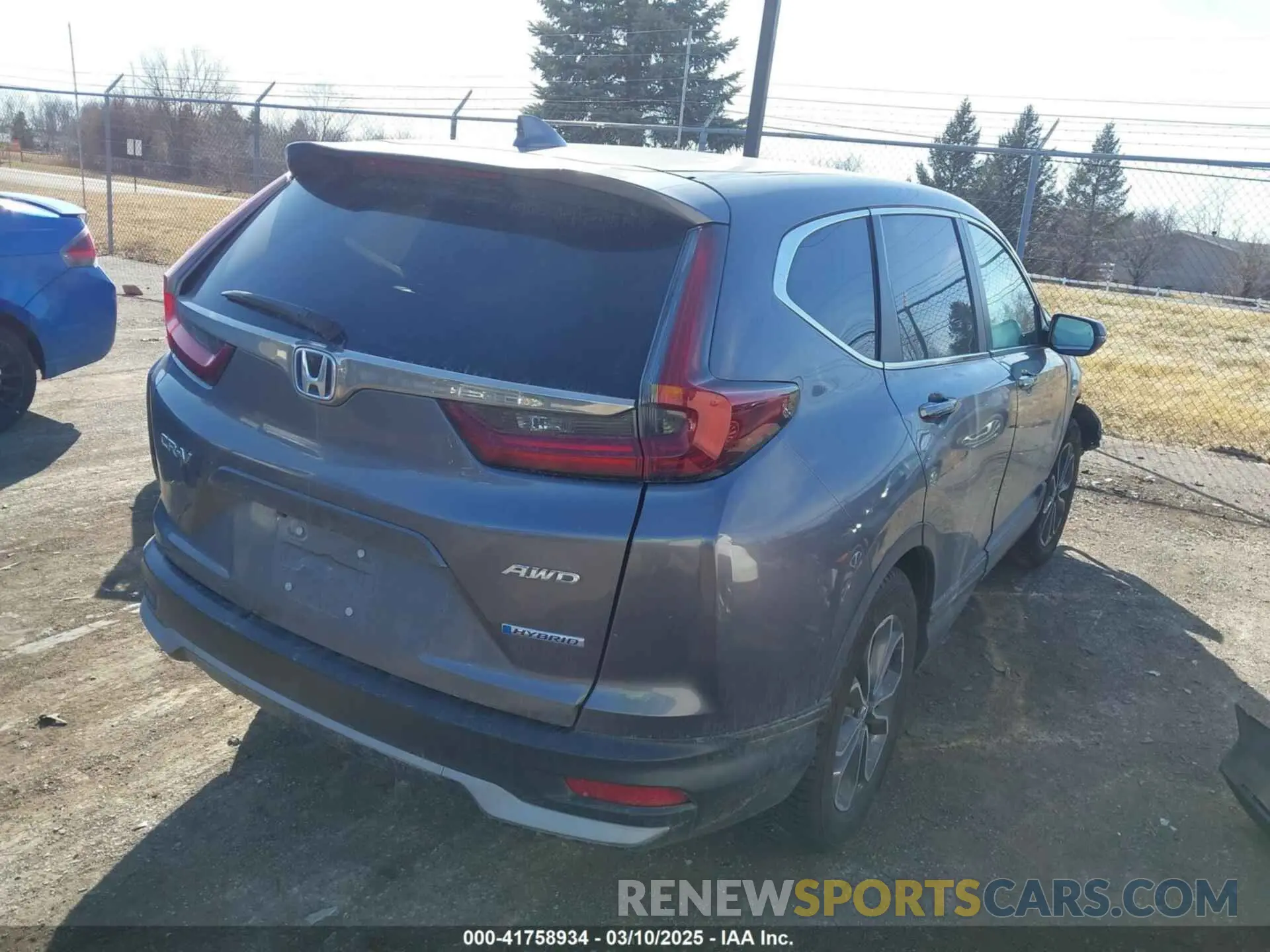 4 fotografías del automóvil dañado 7FART6H58ME017819 HONDA CR-V 2021