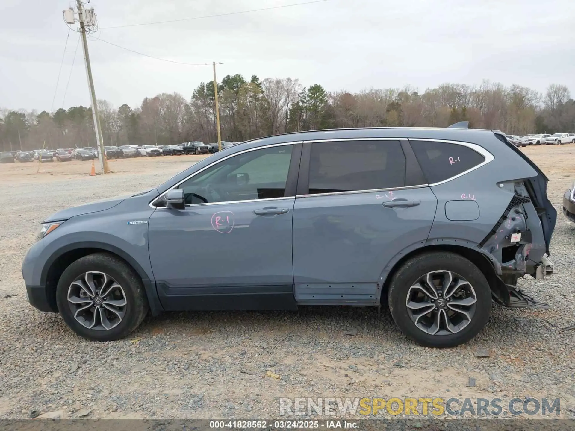 15 fotografías del automóvil dañado 7FART6H84ME032621 HONDA CR-V 2021