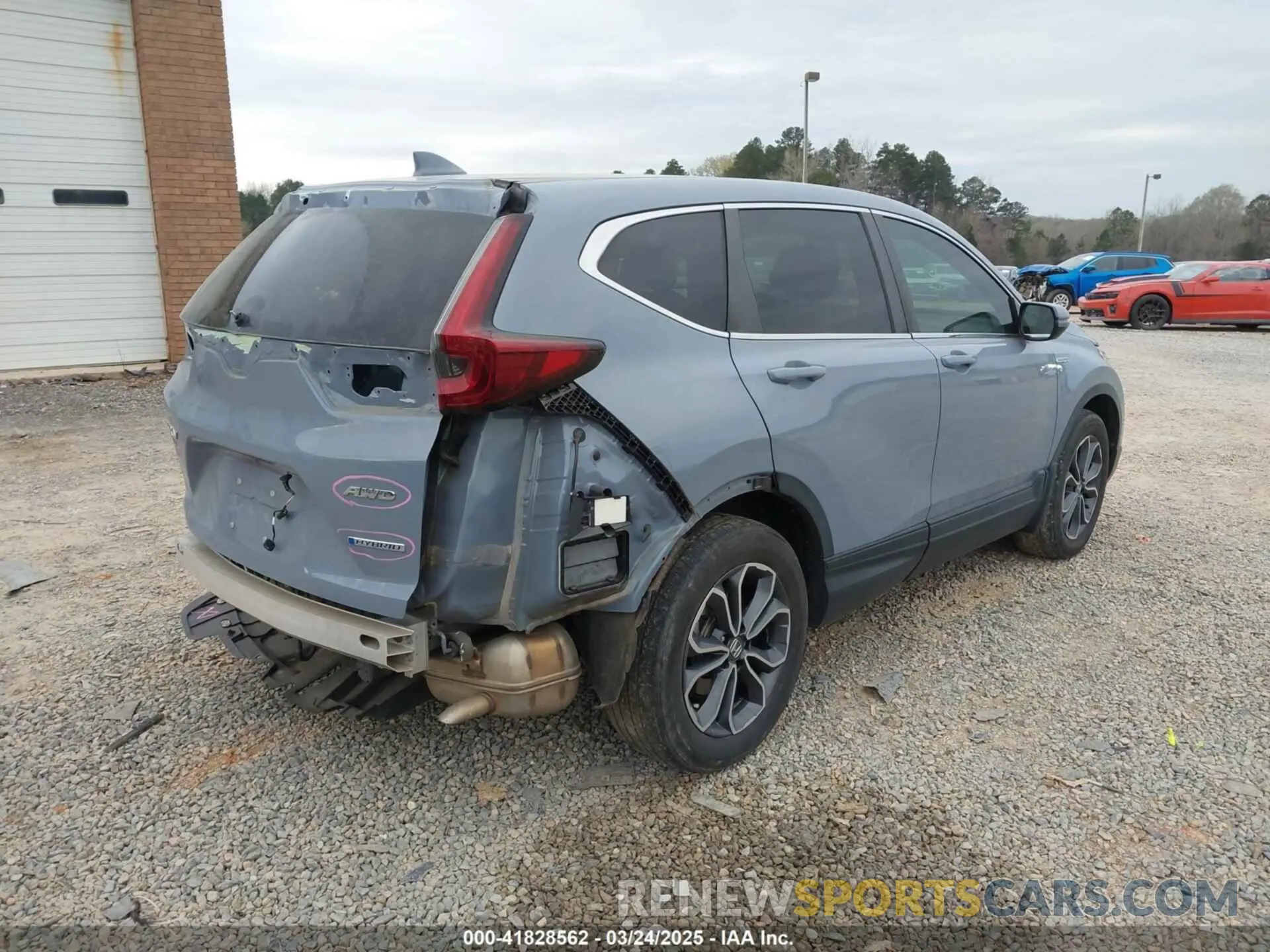 4 fotografías del automóvil dañado 7FART6H84ME032621 HONDA CR-V 2021