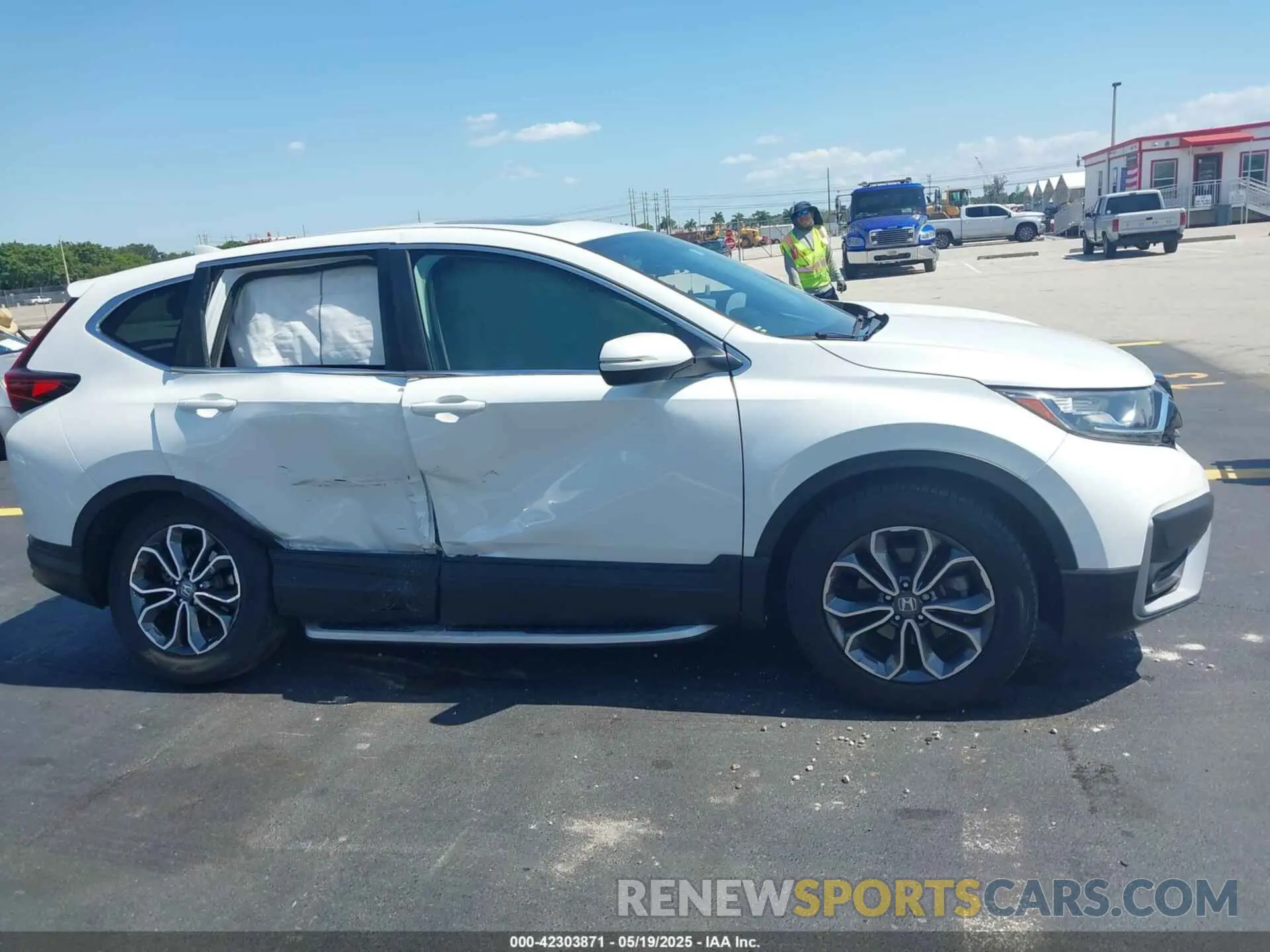 13 fotografías del automóvil dañado 7FARW1H59ME008721 HONDA CR-V 2021