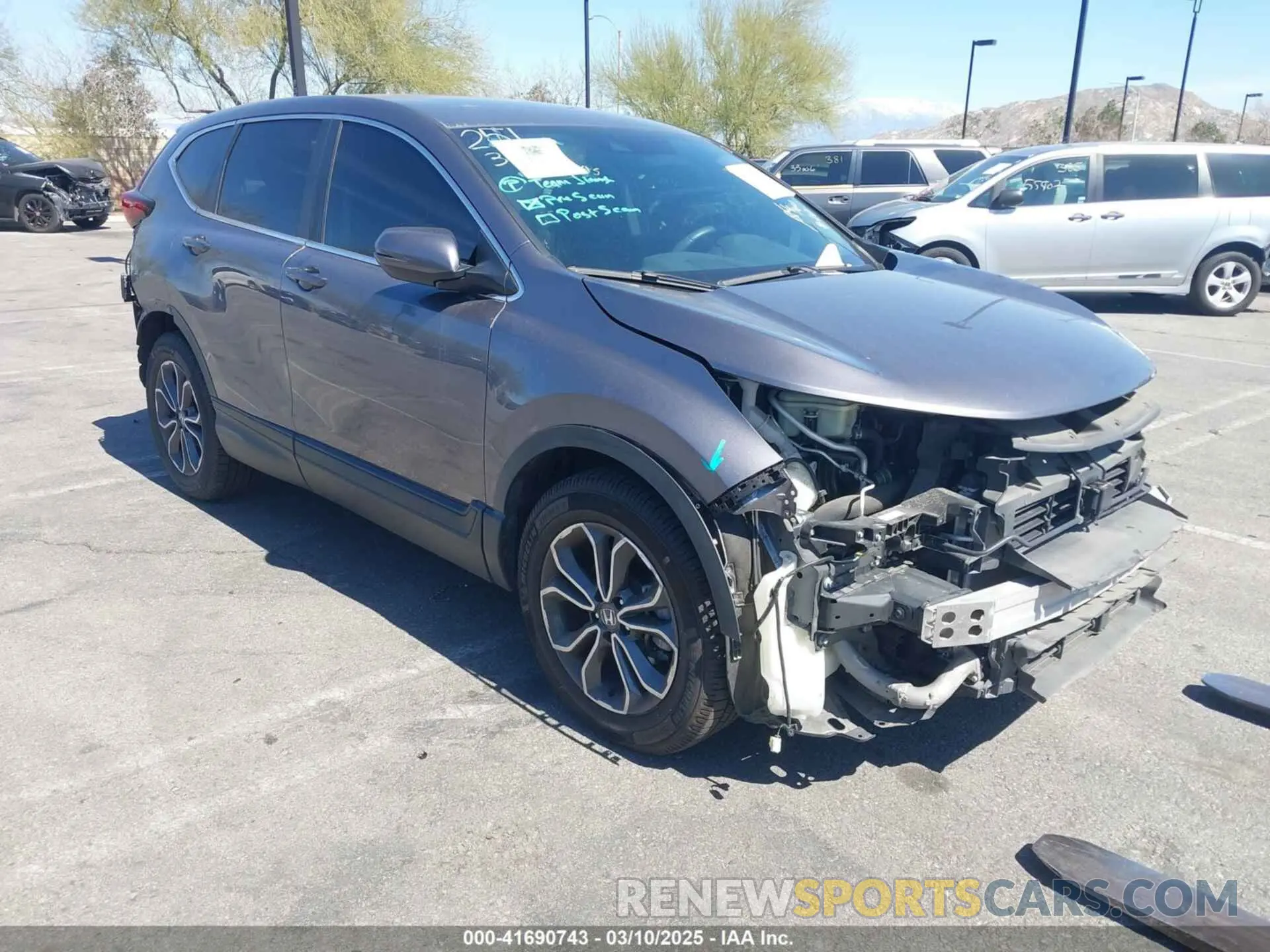 1 fotografías del automóvil dañado 7FARW1H5XME023292 HONDA CR-V 2021