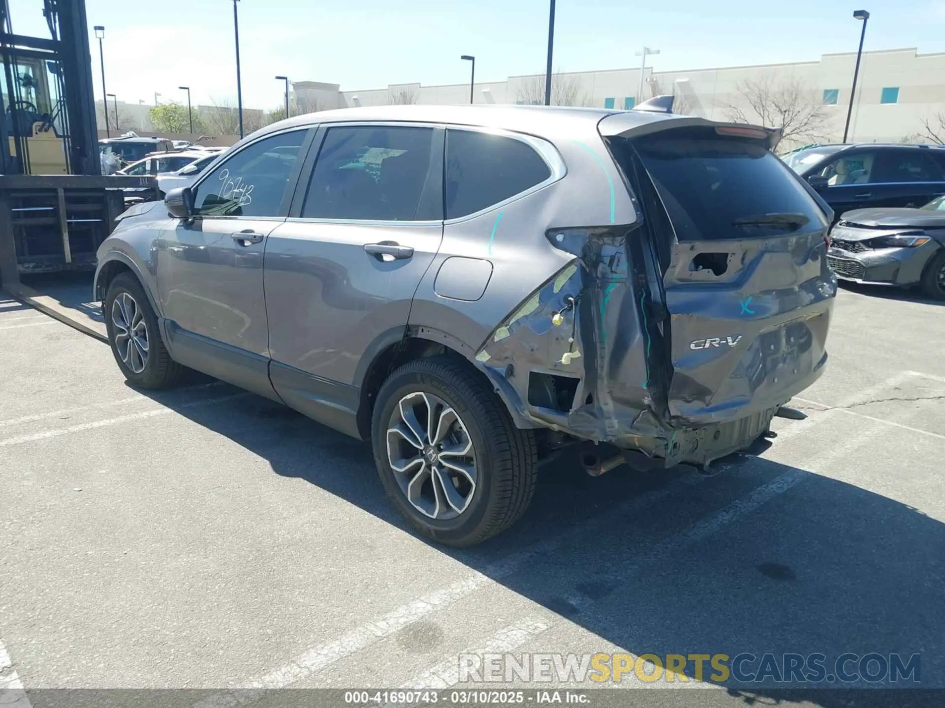 3 fotografías del automóvil dañado 7FARW1H5XME023292 HONDA CR-V 2021