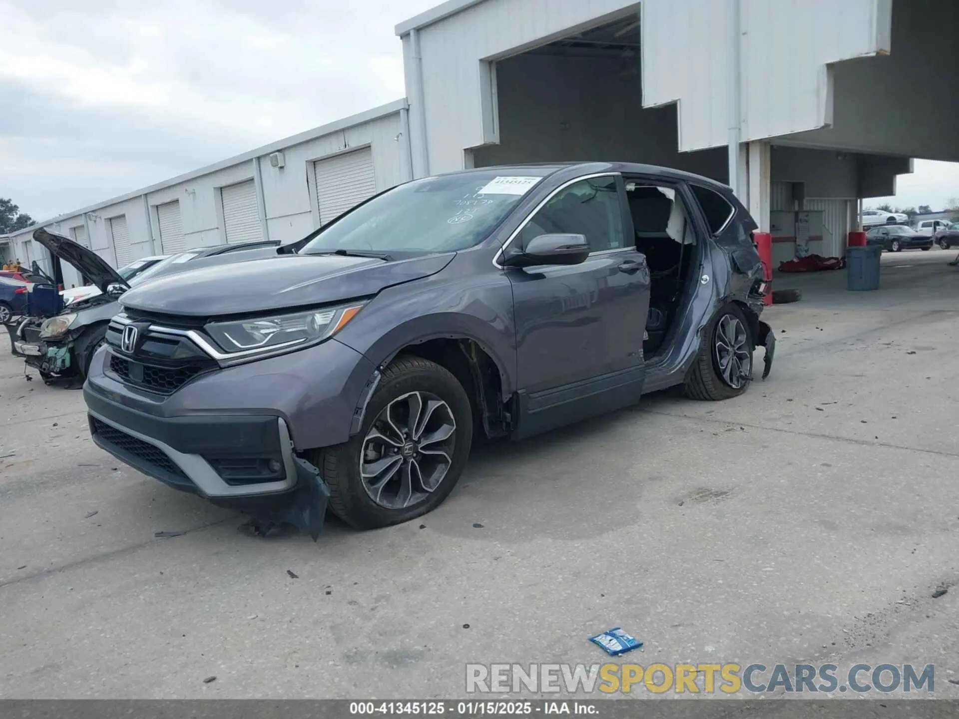 2 fotografías del automóvil dañado 7FARW2H58ME007498 HONDA CR-V 2021