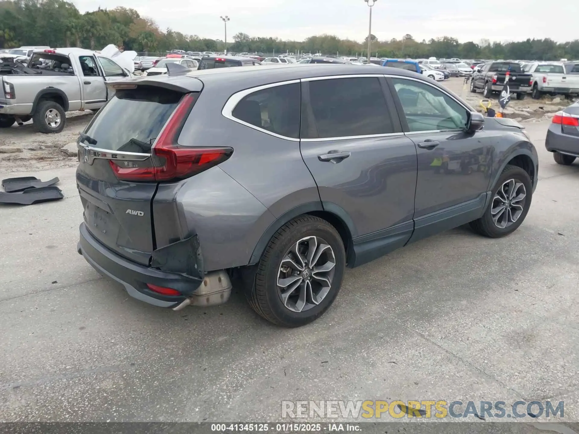 4 fotografías del automóvil dañado 7FARW2H58ME007498 HONDA CR-V 2021