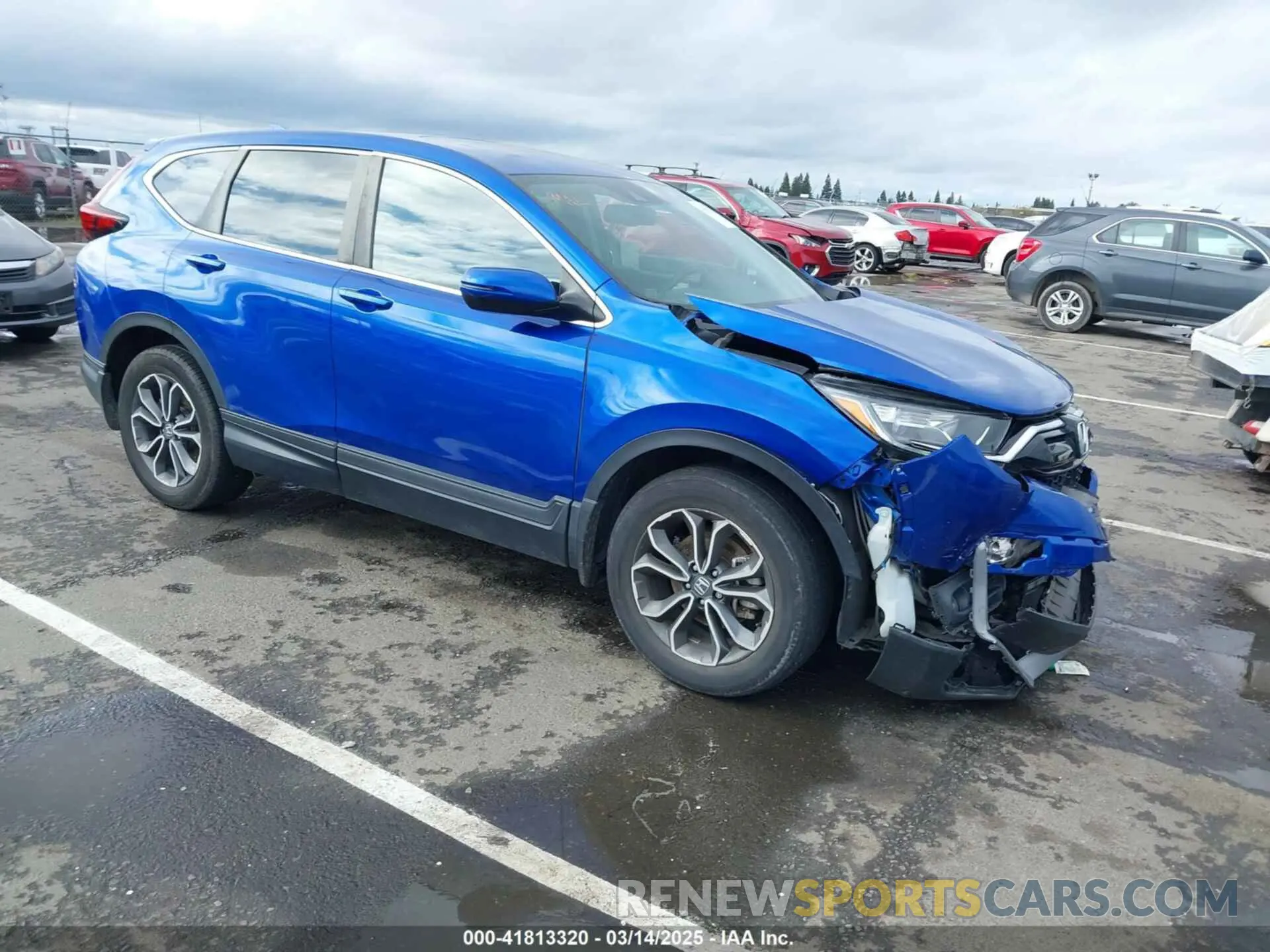 1 fotografías del automóvil dañado 7FARW2H84ME014636 HONDA CR-V 2021