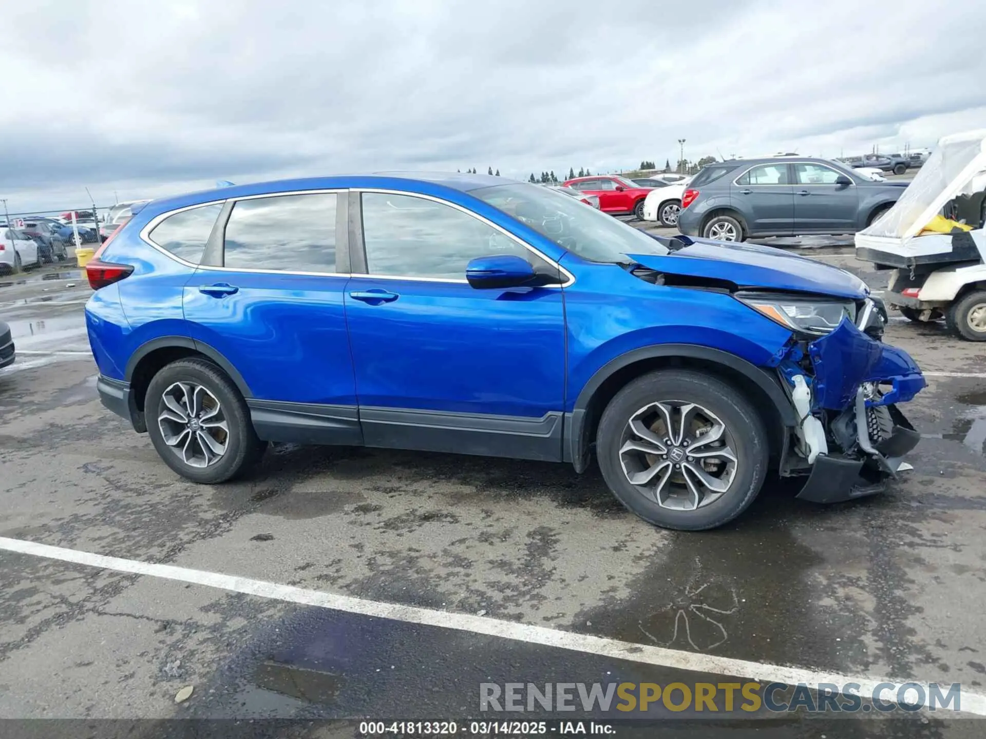 13 fotografías del automóvil dañado 7FARW2H84ME014636 HONDA CR-V 2021