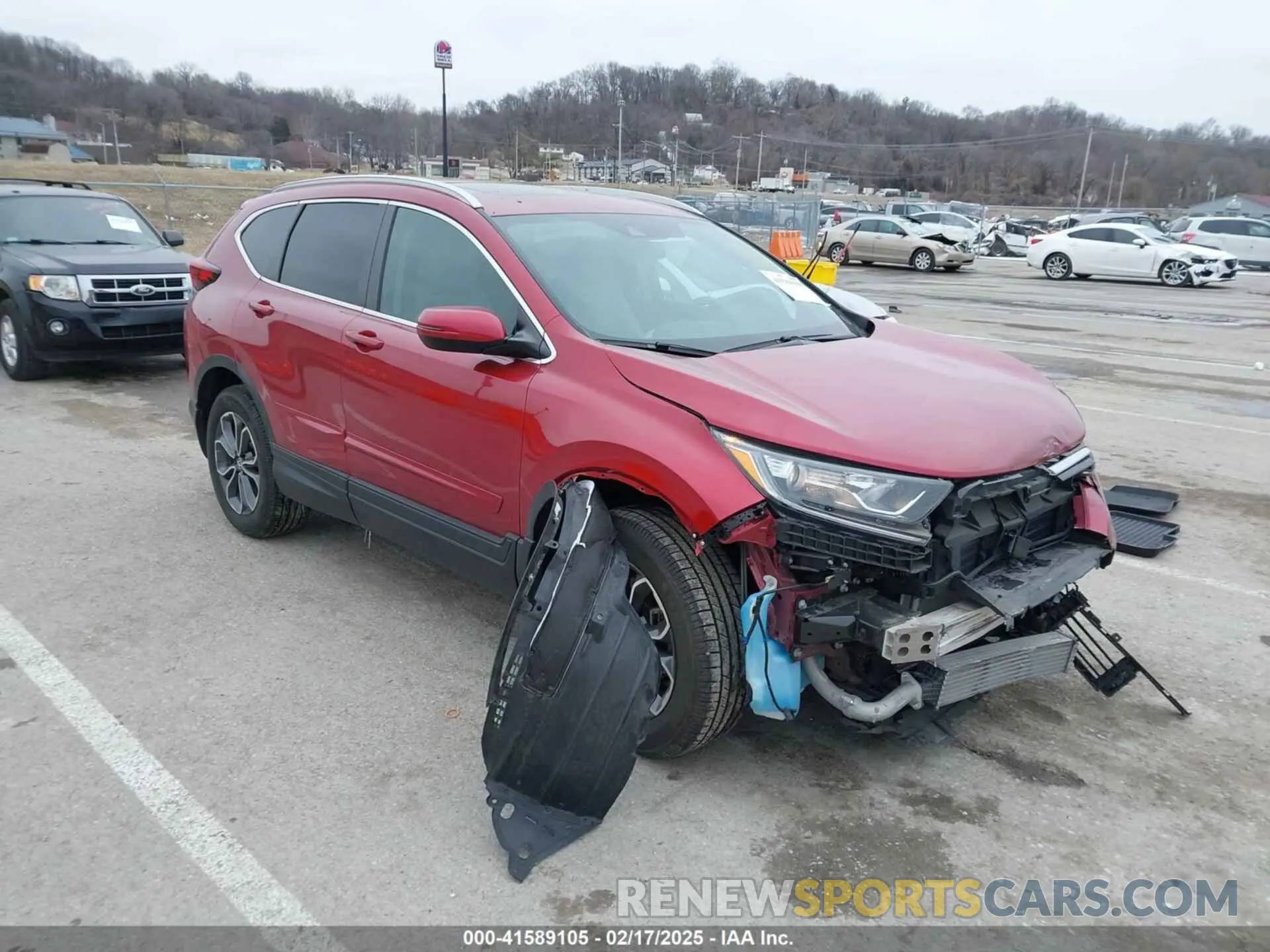 1 fotografías del automóvil dañado 7FARW2H87ME002822 HONDA CR-V 2021