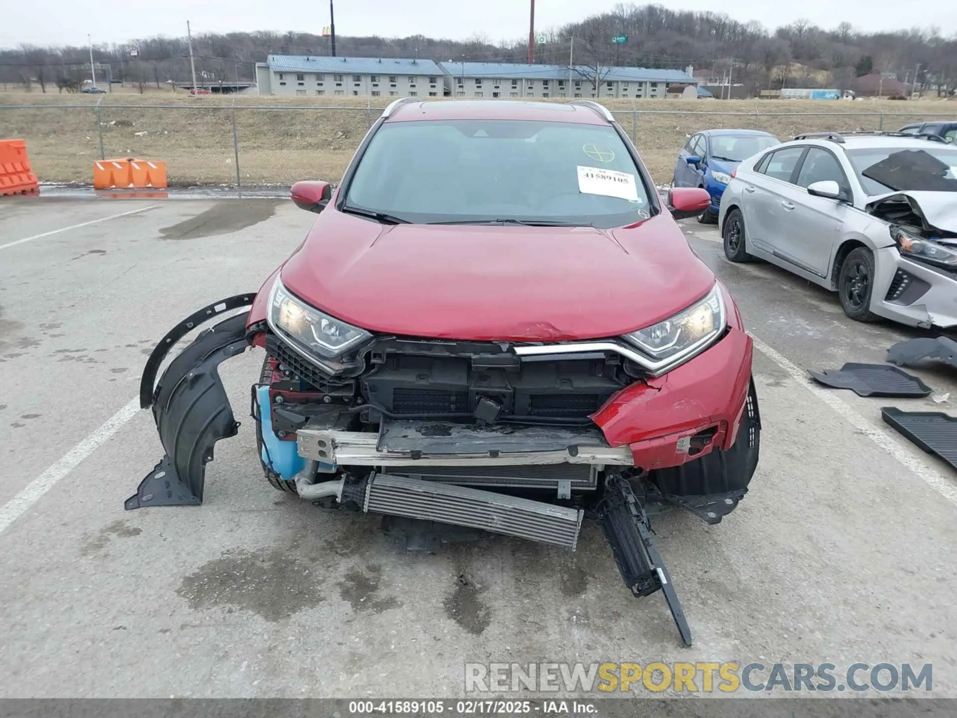 12 fotografías del automóvil dañado 7FARW2H87ME002822 HONDA CR-V 2021