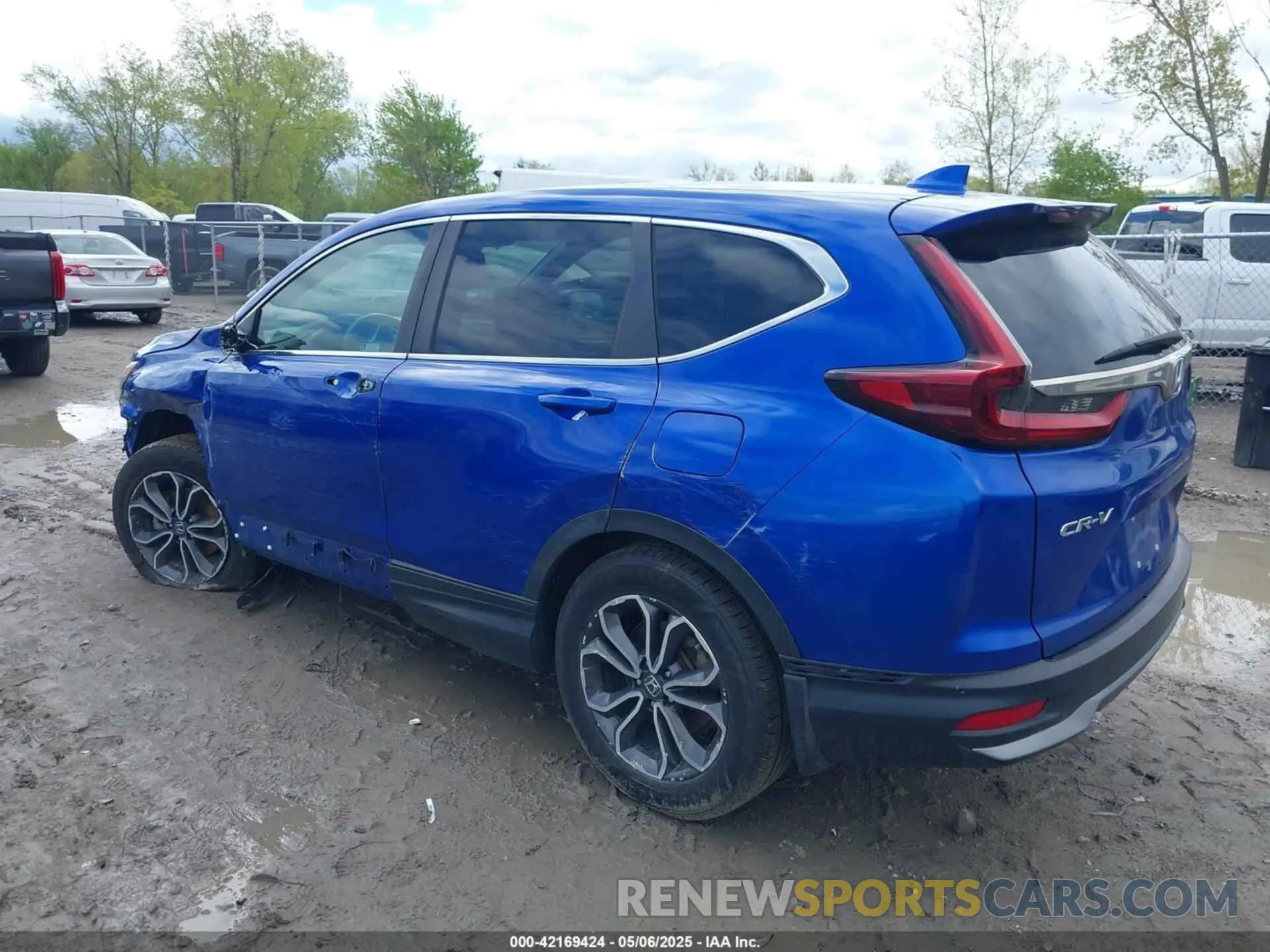 3 fotografías del automóvil dañado 7FARW2H88ME001596 HONDA CR-V 2021