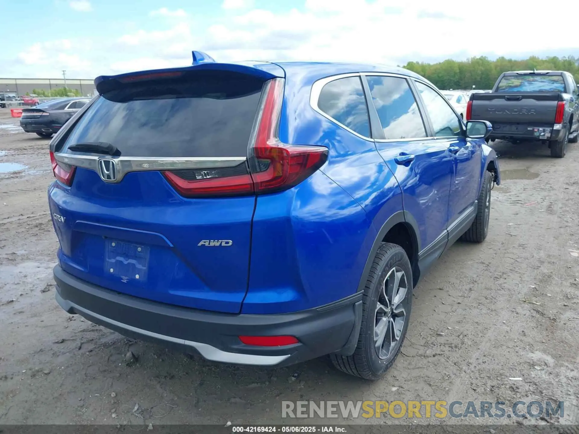 4 fotografías del automóvil dañado 7FARW2H88ME001596 HONDA CR-V 2021