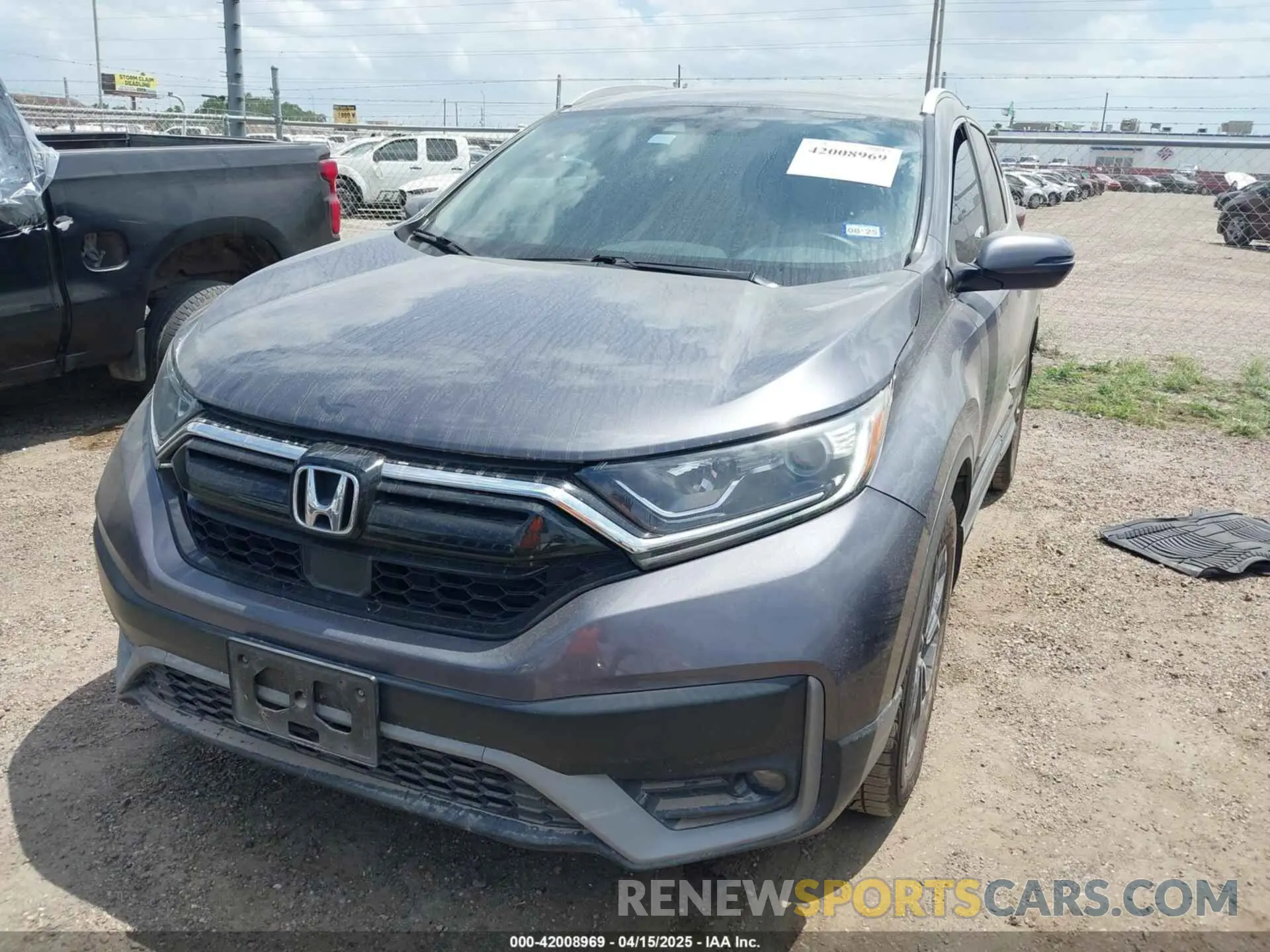 2 fotografías del automóvil dañado 2HKRW1H50NH402347 HONDA CR-V 2022