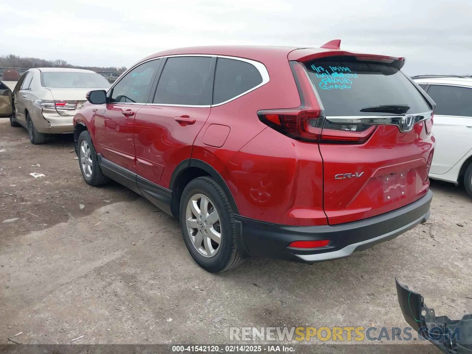 3 fotografías del automóvil dañado 2HKRW1H59NH405702 HONDA CR-V 2022