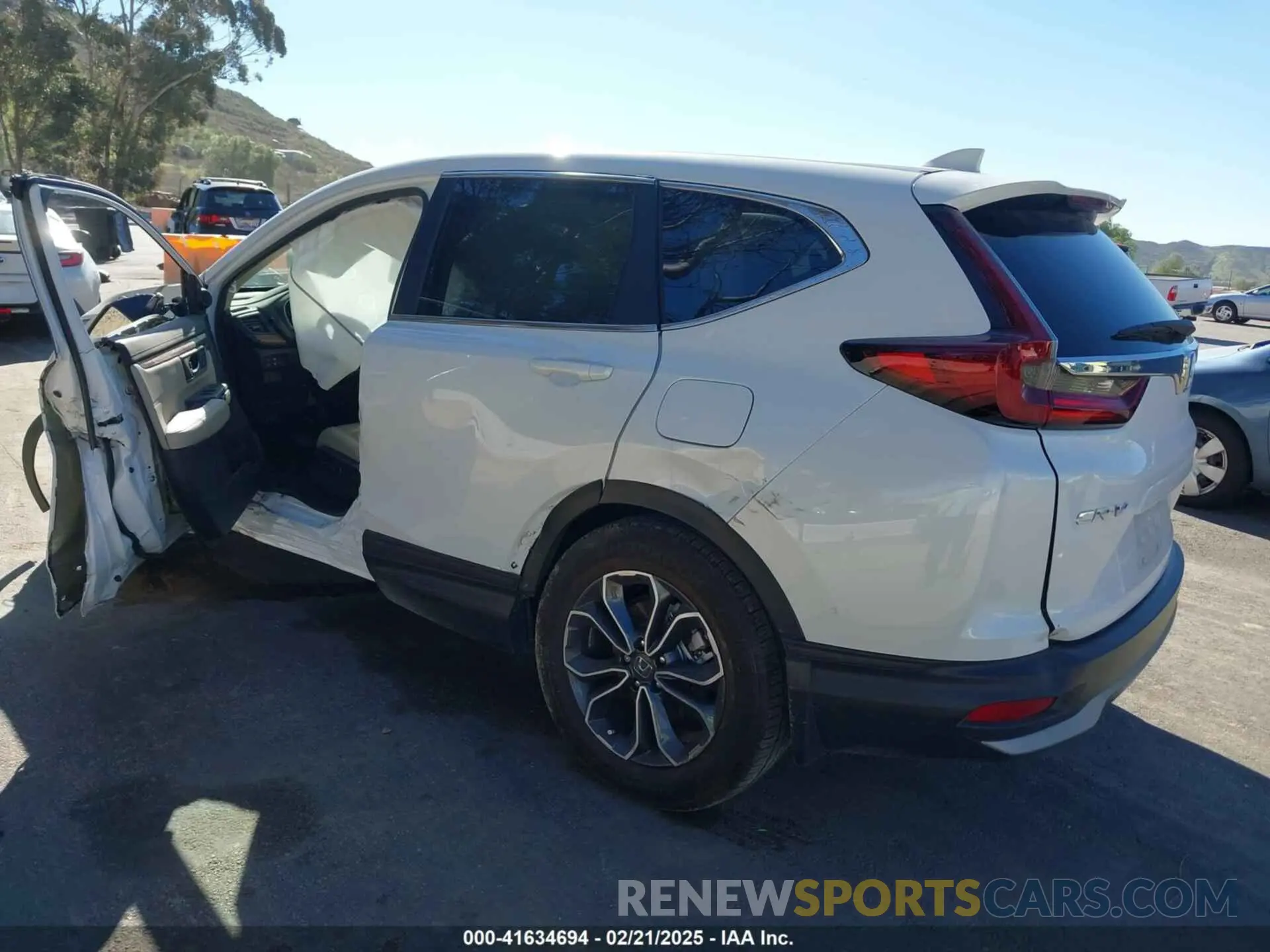3 fotografías del automóvil dañado 2HKRW1H86NH400838 HONDA CR-V 2022
