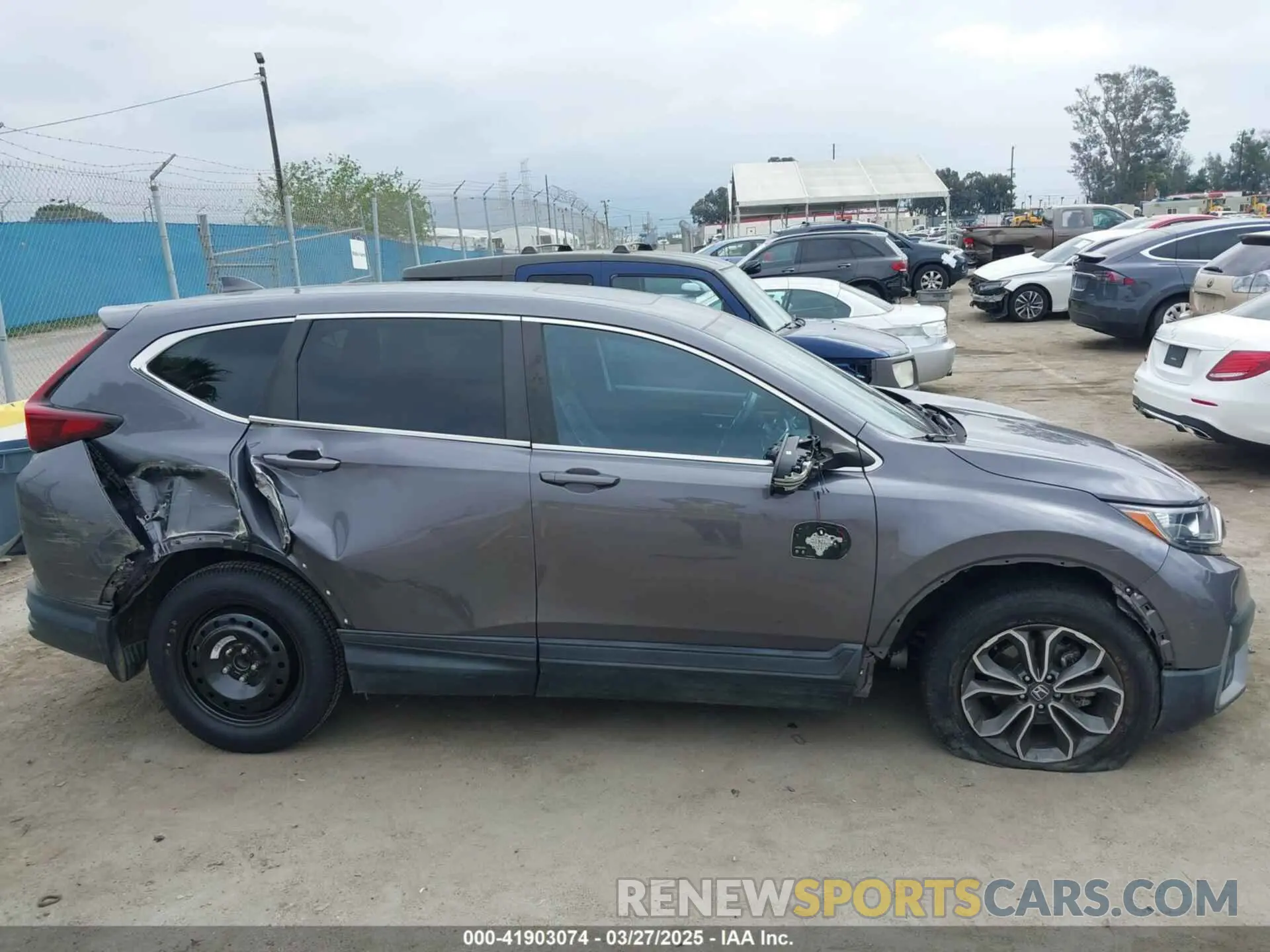 14 fotografías del automóvil dañado 2HKRW1H88NH400386 HONDA CR-V 2022