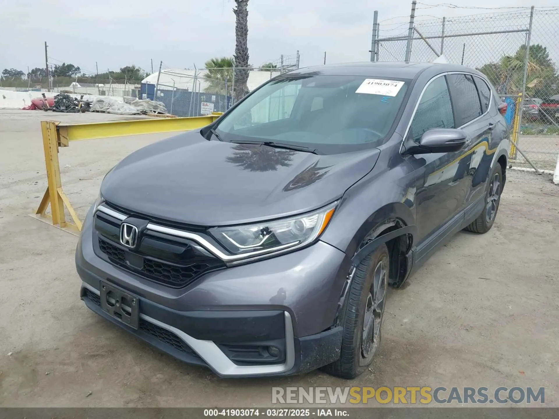 2 fotografías del automóvil dañado 2HKRW1H88NH400386 HONDA CR-V 2022