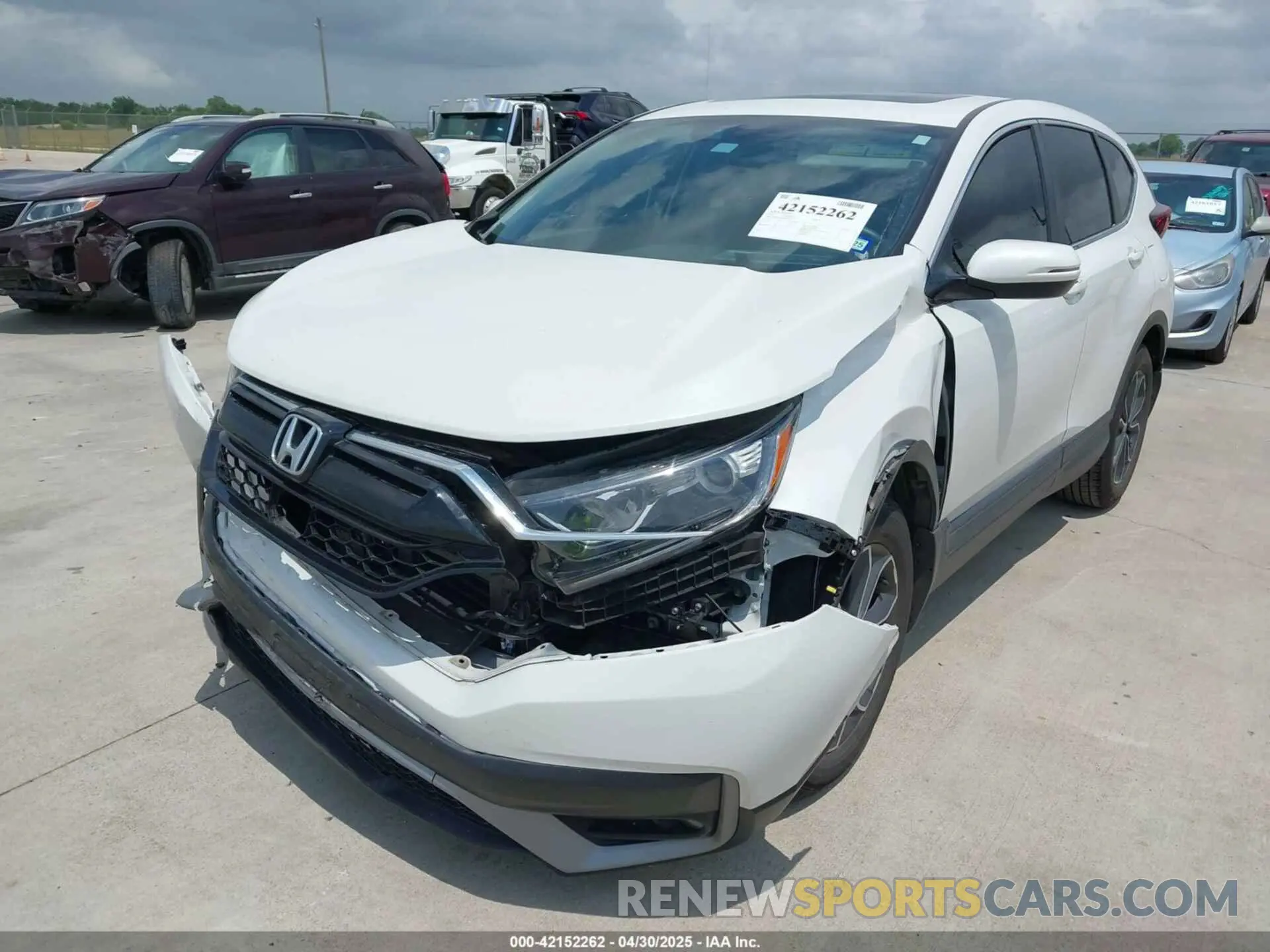 6 fotografías del automóvil dañado 2HKRW1H89NH409131 HONDA CR-V 2022