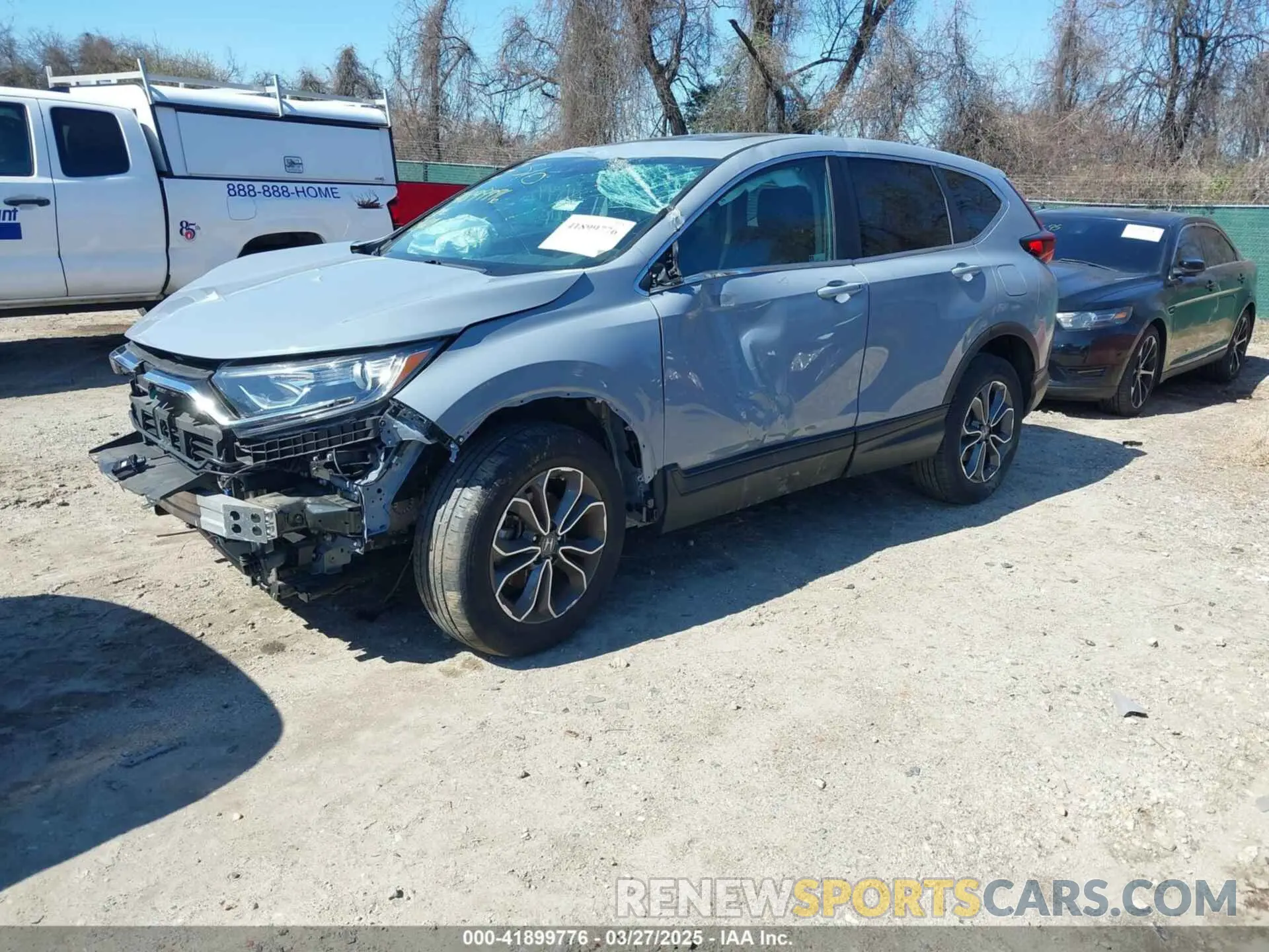 2 fotografías del automóvil dañado 2HKRW2H50NH632010 HONDA CR-V 2022