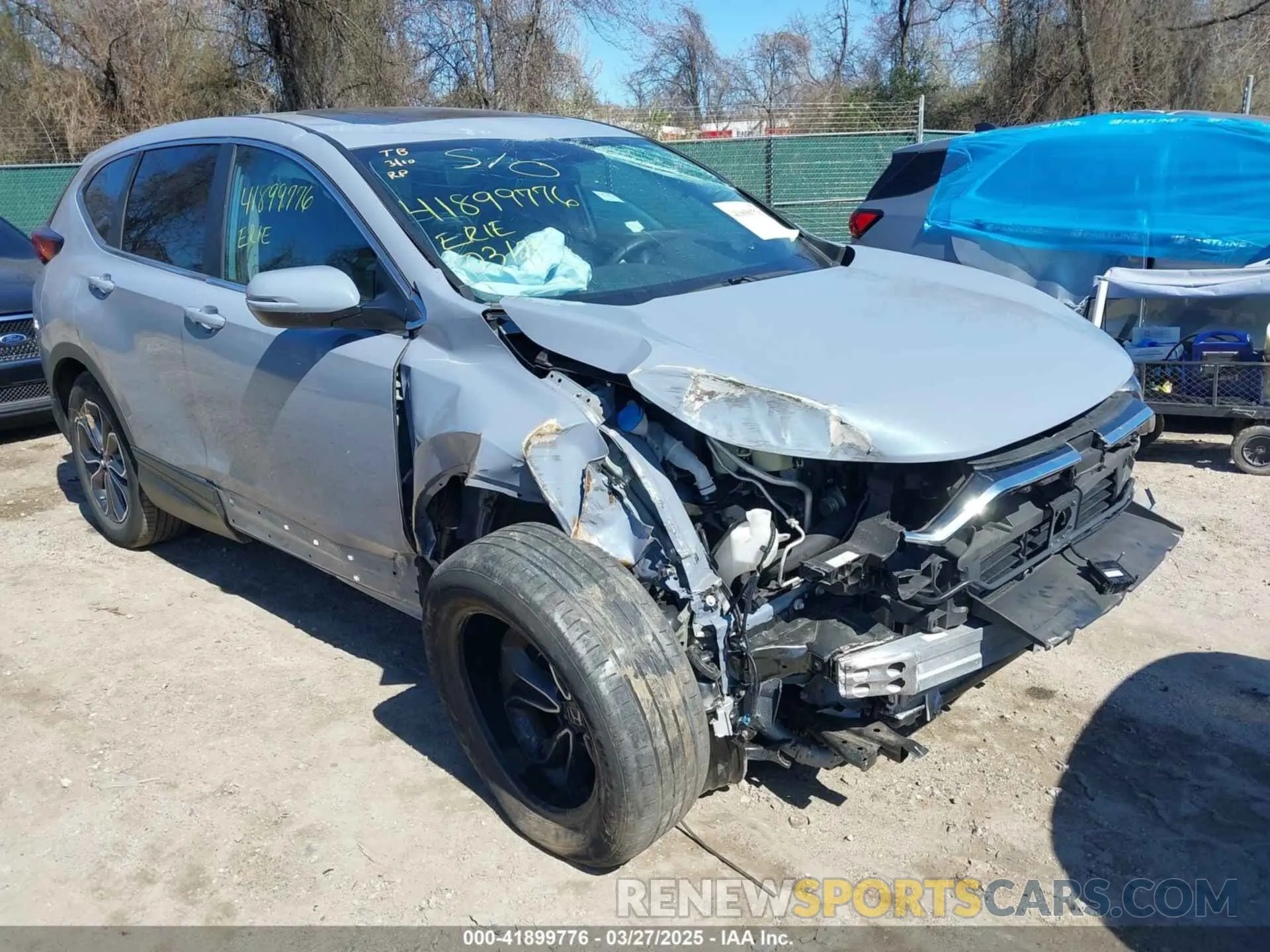 6 fotografías del automóvil dañado 2HKRW2H50NH632010 HONDA CR-V 2022