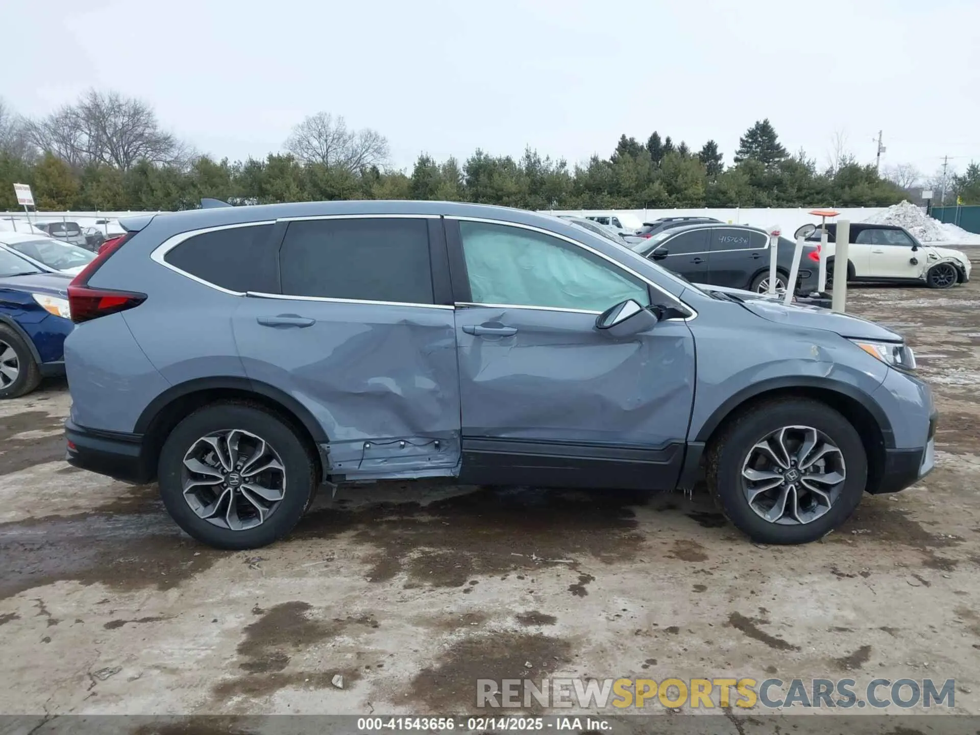 14 fotografías del automóvil dañado 2HKRW2H50NH632086 HONDA CR-V 2022