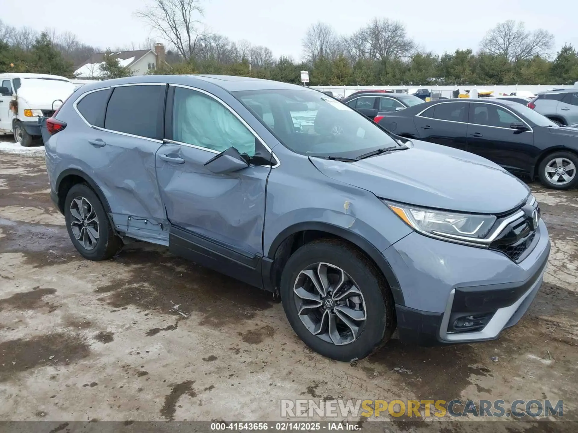 6 fotografías del automóvil dañado 2HKRW2H50NH632086 HONDA CR-V 2022