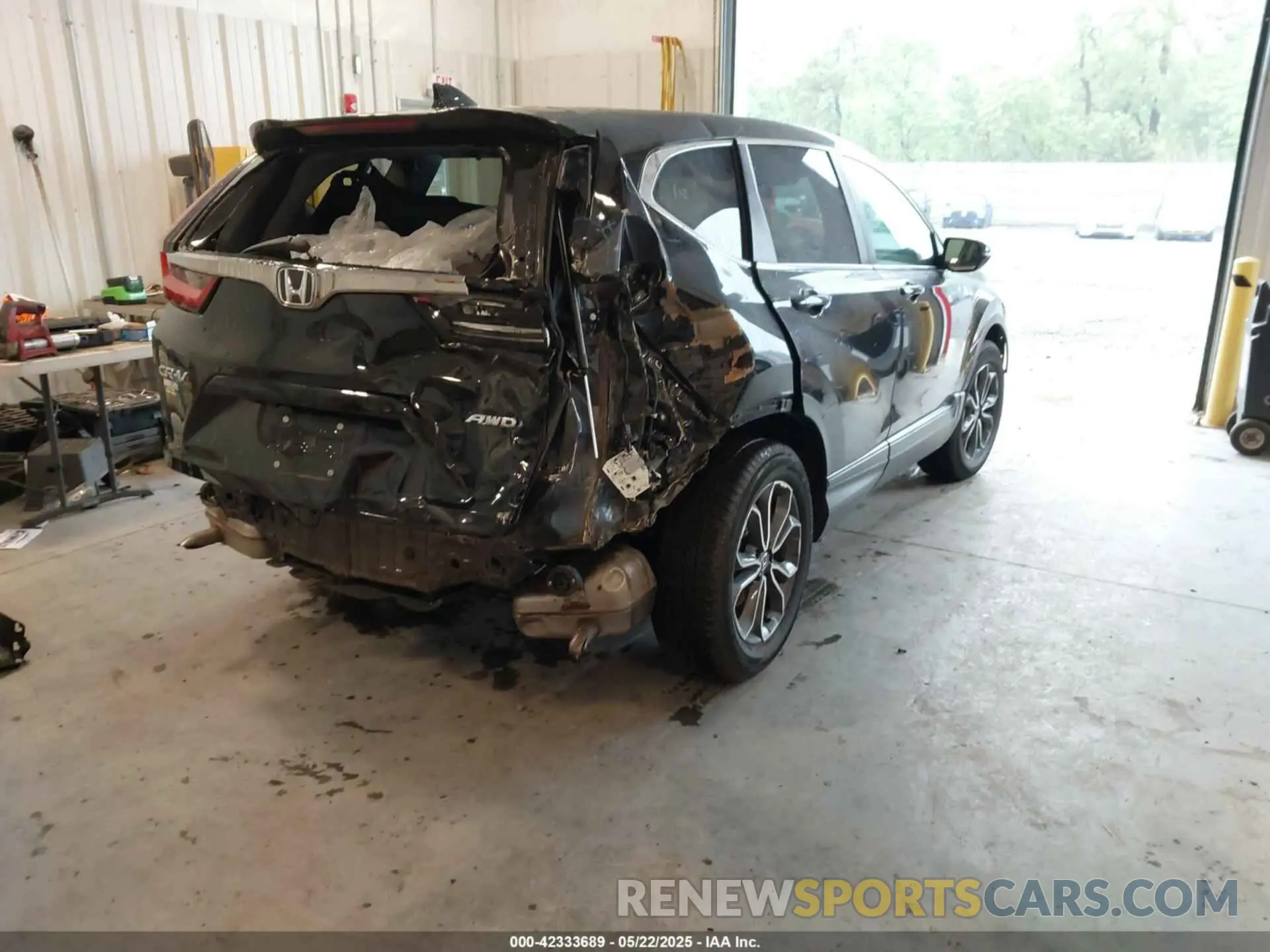 4 fotografías del automóvil dañado 2HKRW2H51NH624403 HONDA CR-V 2022