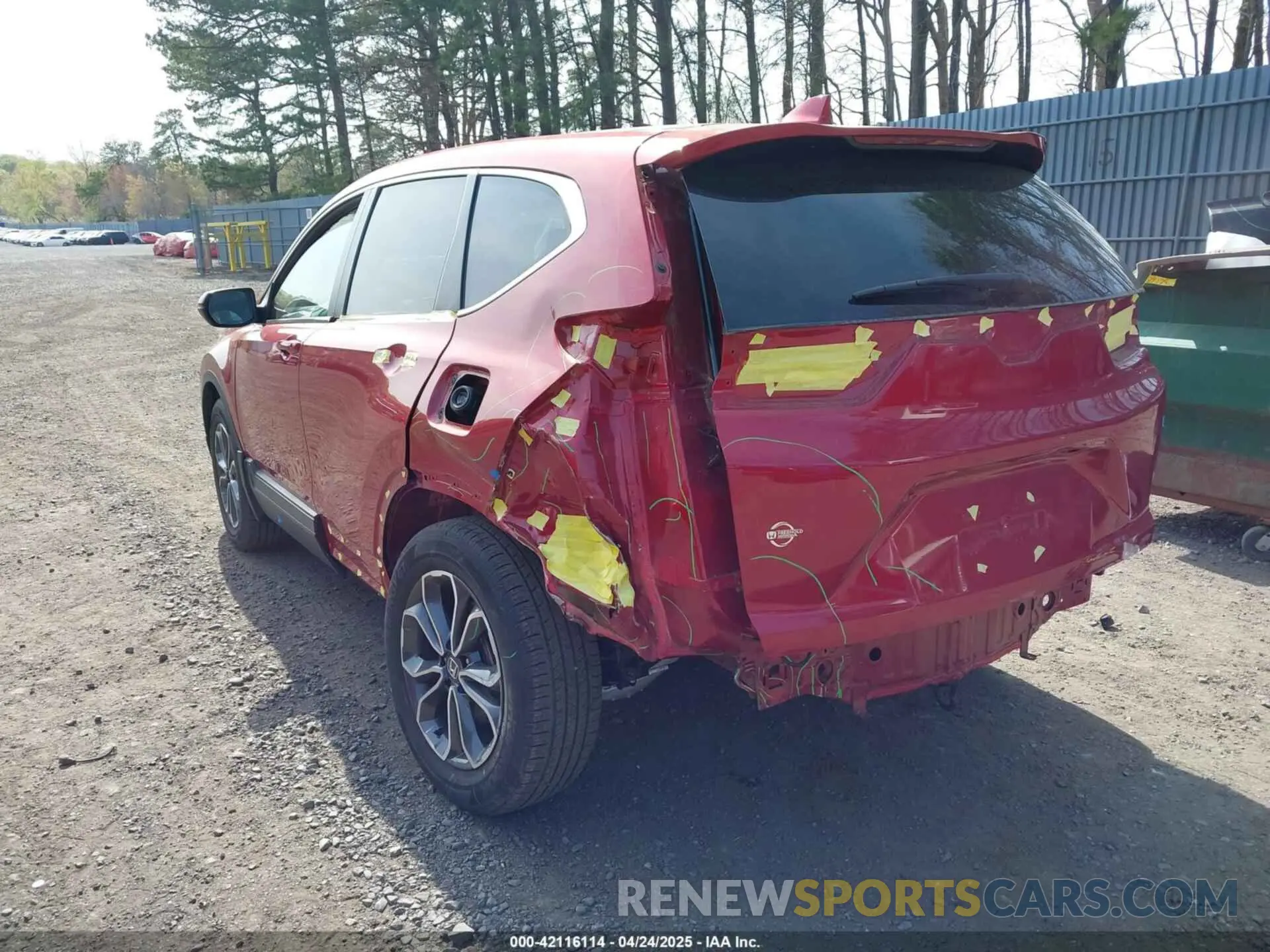 3 fotografías del automóvil dañado 2HKRW2H51NH658552 HONDA CR-V 2022
