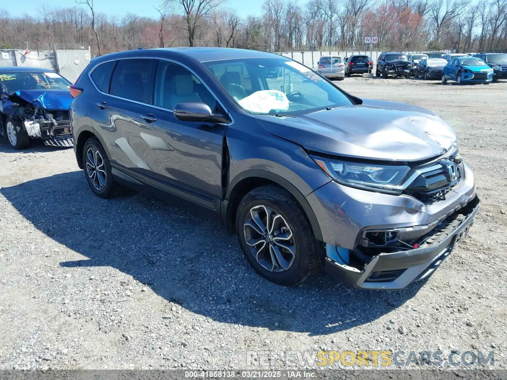 1 fotografías del automóvil dañado 2HKRW2H52NH611255 HONDA CR-V 2022