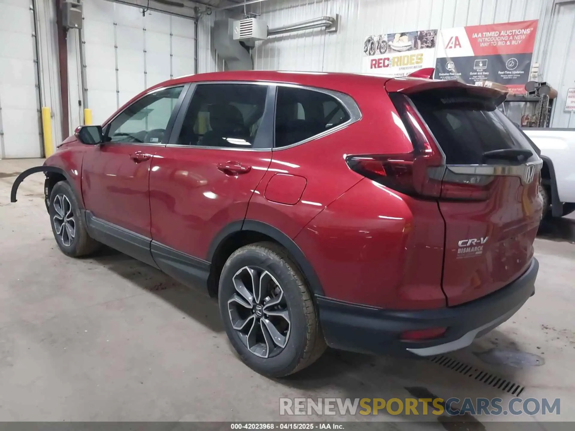 3 fotografías del automóvil dañado 2HKRW2H53NH658567 HONDA CR-V 2022