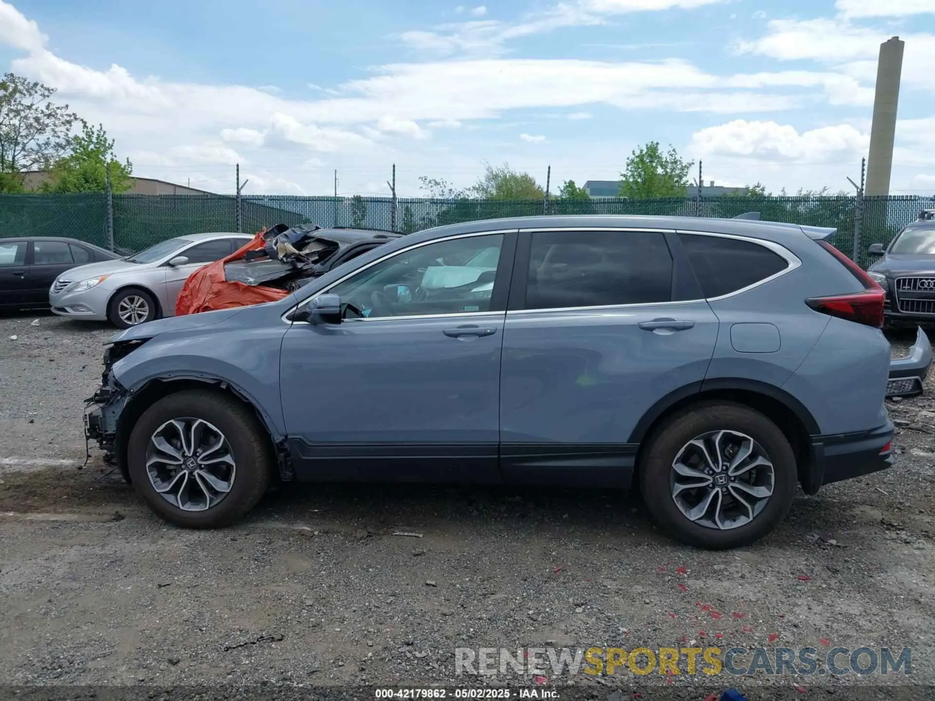 15 fotografías del automóvil dañado 2HKRW2H54NH602248 HONDA CR-V 2022