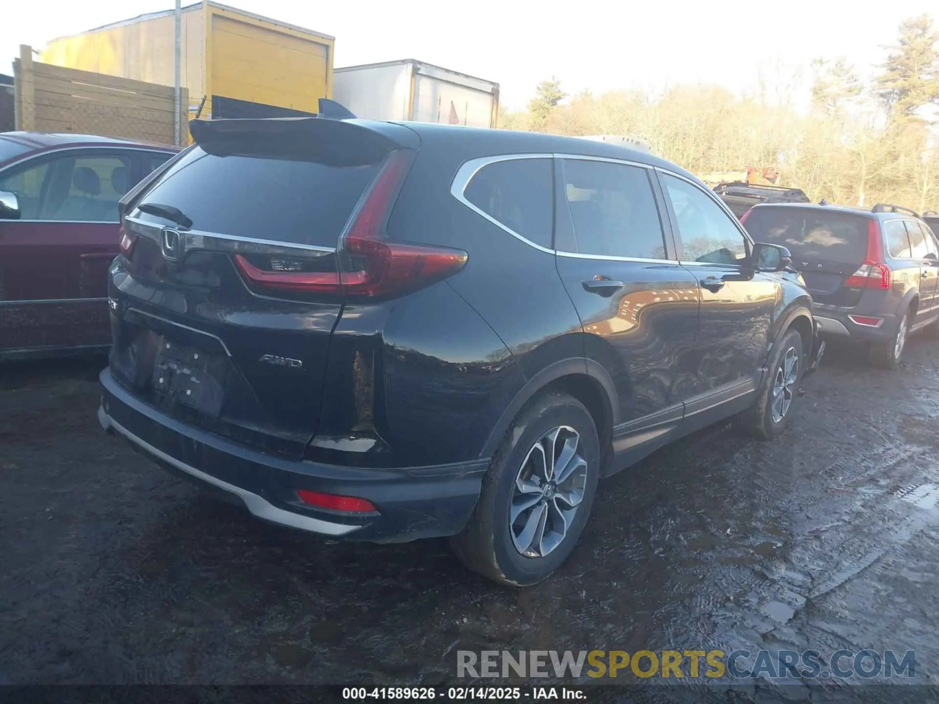 4 fotografías del automóvil dañado 2HKRW2H55NH606843 HONDA CR-V 2022