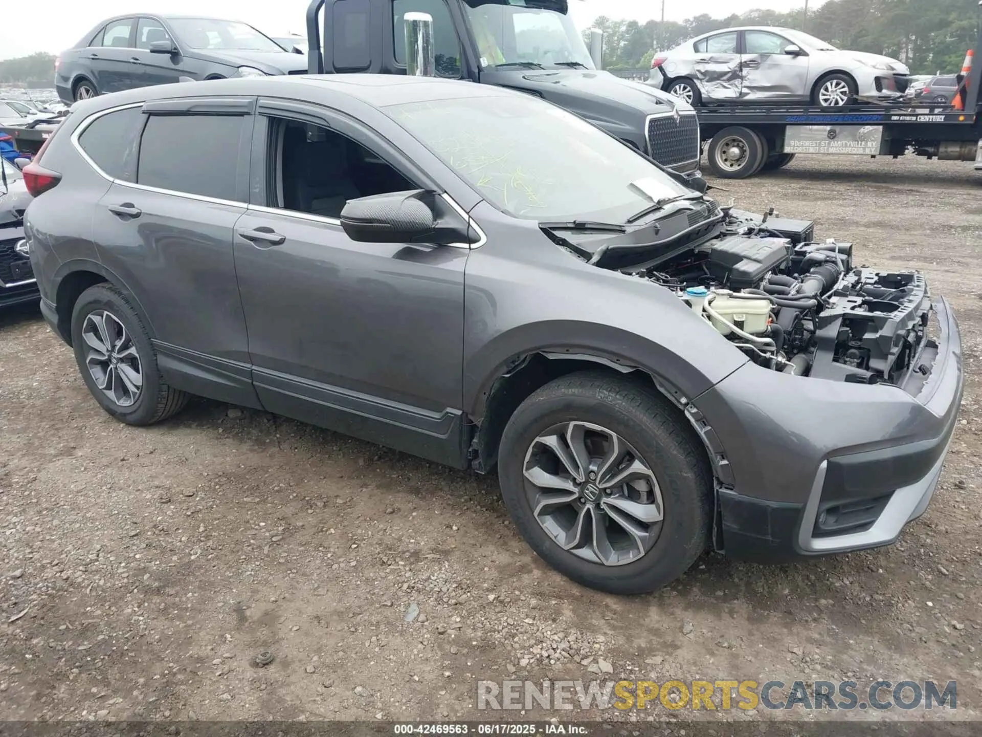 1 fotografías del automóvil dañado 2HKRW2H55NH621309 HONDA CR-V 2022