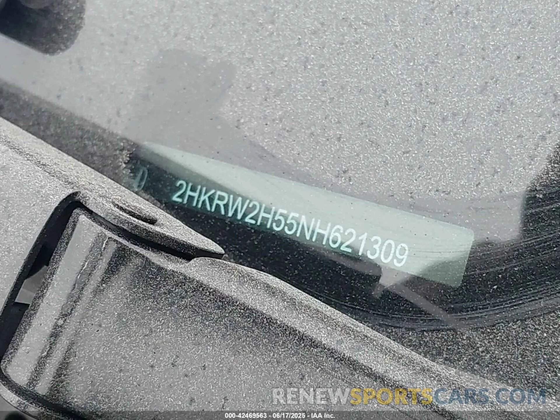 17 fotografías del automóvil dañado 2HKRW2H55NH621309 HONDA CR-V 2022