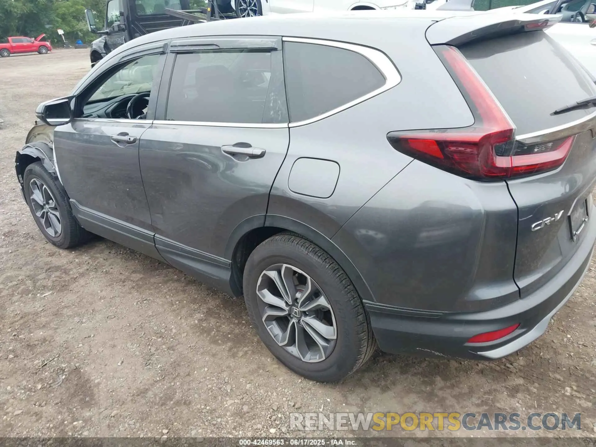 3 fotografías del automóvil dañado 2HKRW2H55NH621309 HONDA CR-V 2022