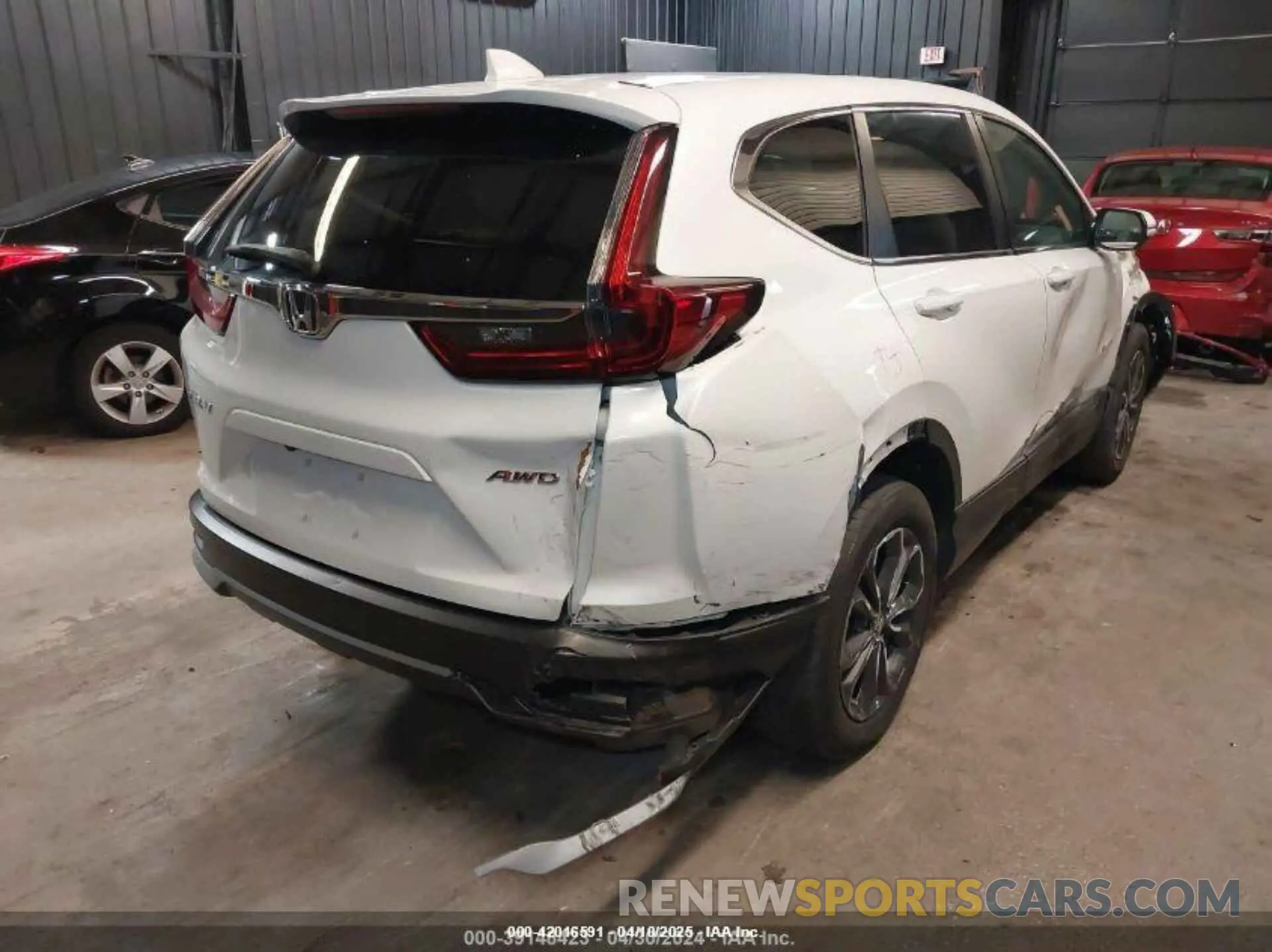 4 fotografías del automóvil dañado 2HKRW2H56NH606155 HONDA CR-V 2022