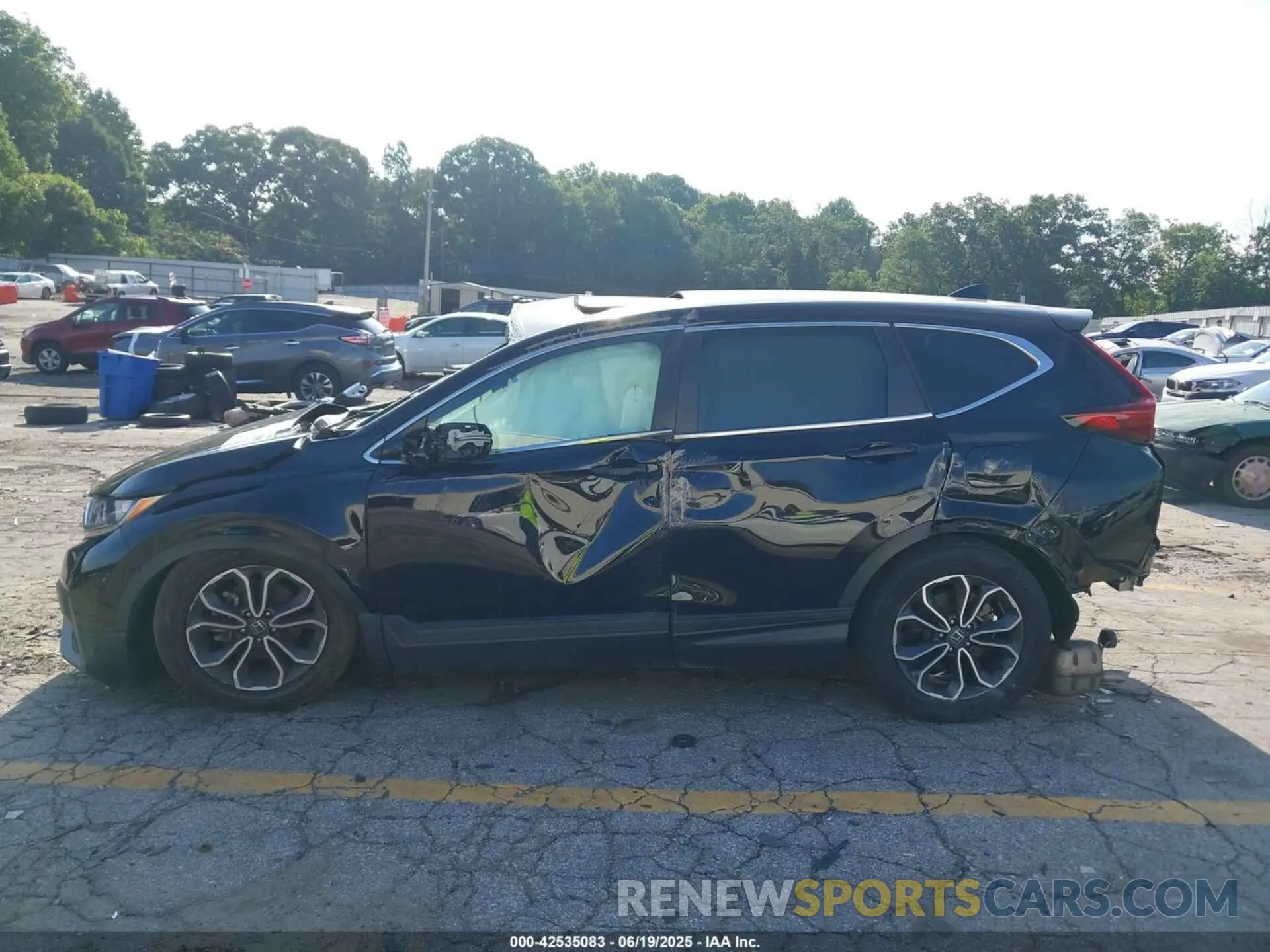 14 fotografías del automóvil dañado 2HKRW2H58NH611213 HONDA CR-V 2022