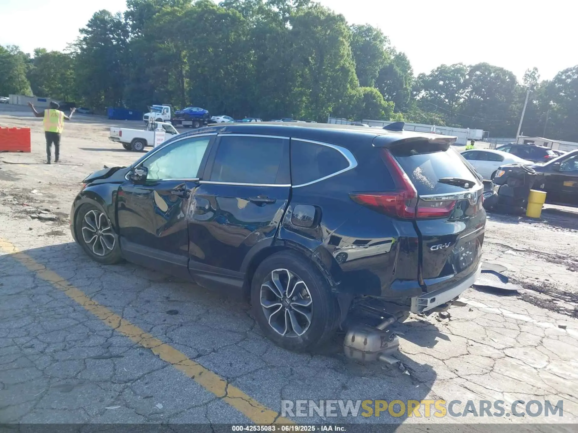 3 fotografías del automóvil dañado 2HKRW2H58NH611213 HONDA CR-V 2022