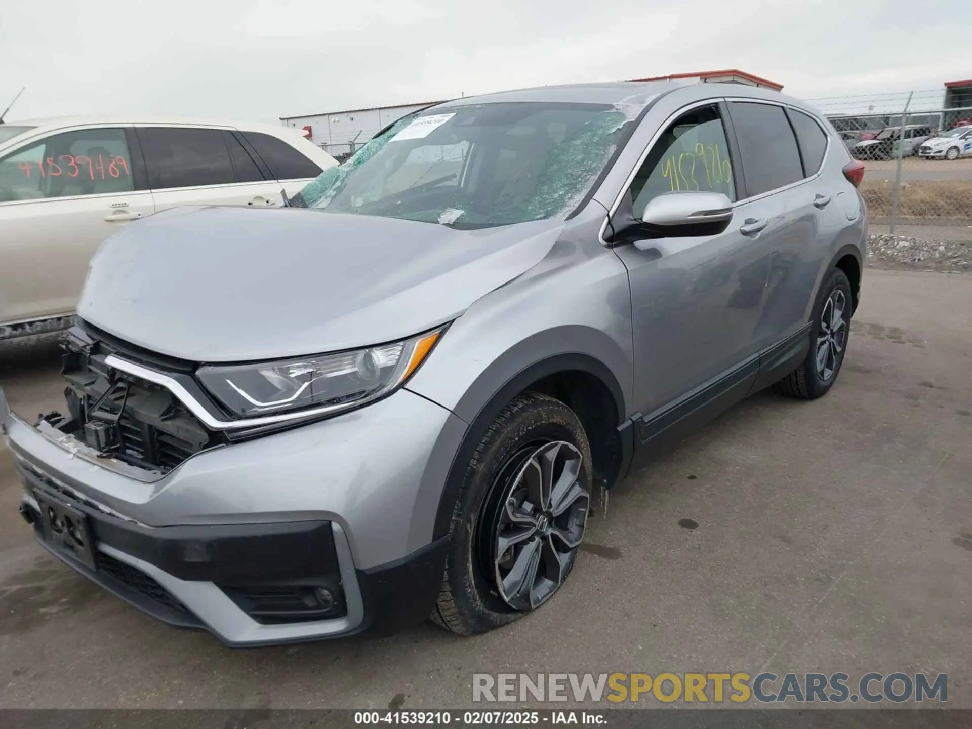 2 fotografías del automóvil dañado 2HKRW2H5XNH659408 HONDA CR-V 2022